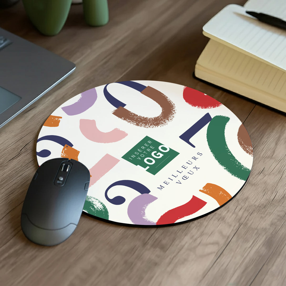 Creative Flow | Cadeau entreprise • Tapis de souris • Ø 20 cm photo N° 1