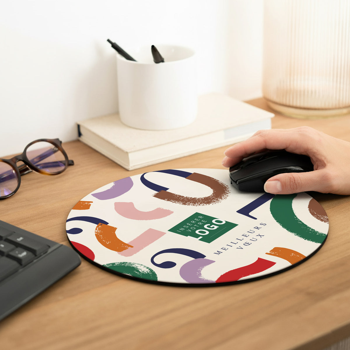 Creative Flow | Cadeau entreprise • Tapis de souris • Ø 20 cm photo N° 2