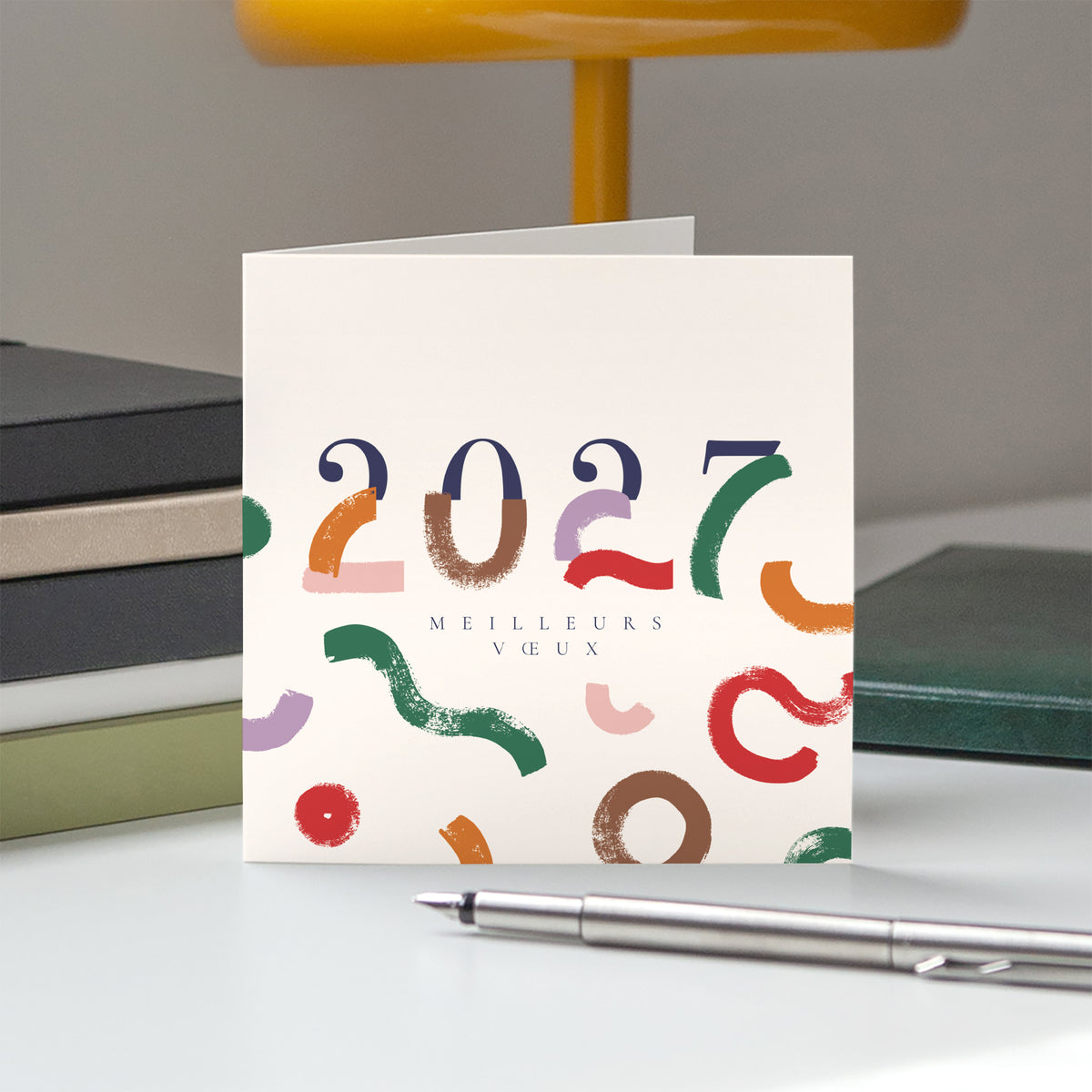 Creative Flow | Vœux professionnels • Carte de voeux • Carrée pliable photo N° 5