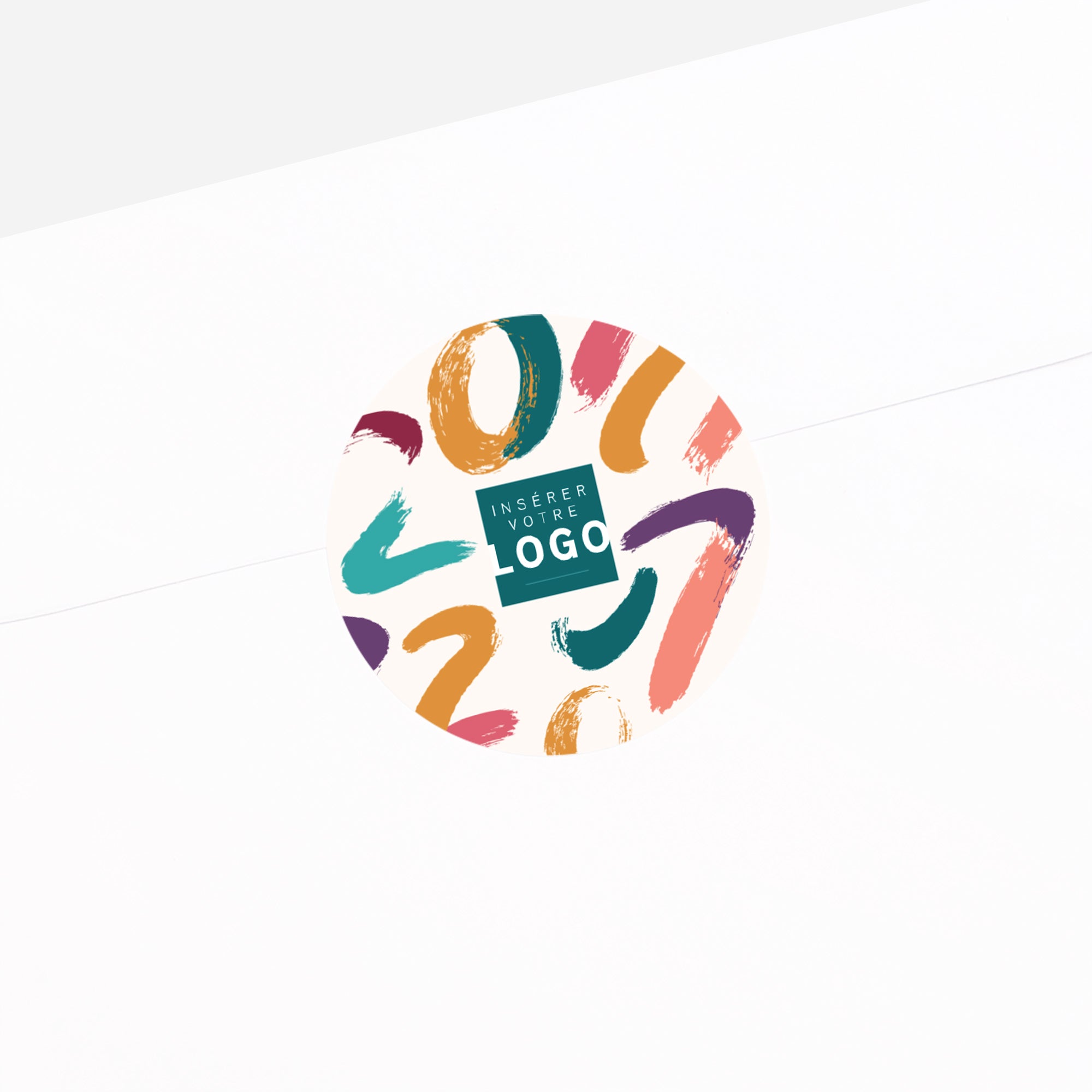 Coups d’Éclat | Vœux professionnels • Sticker • Rond photo N° 2