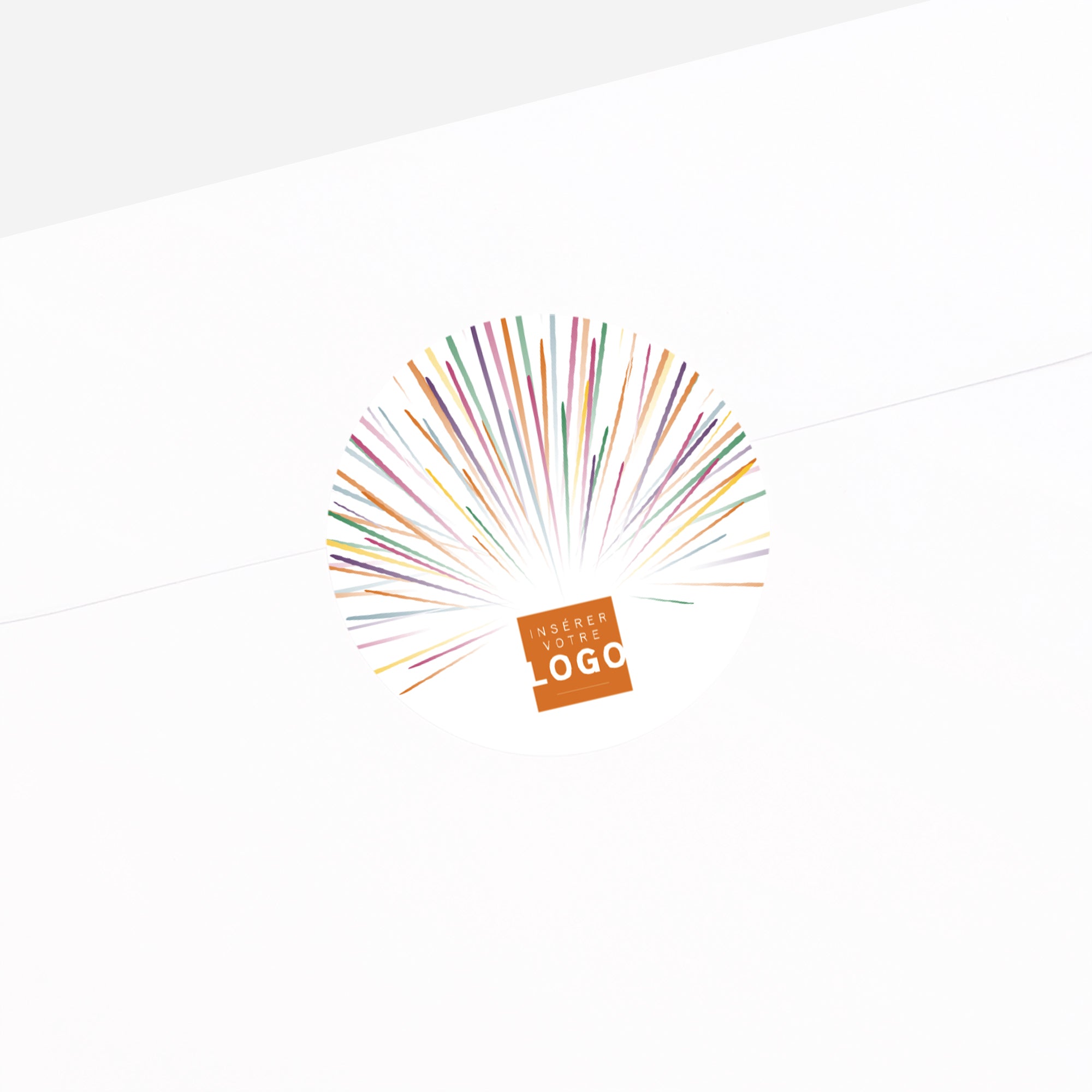 Éclat de Vœux | Vœux professionnels • Sticker • Rond photo N° 2