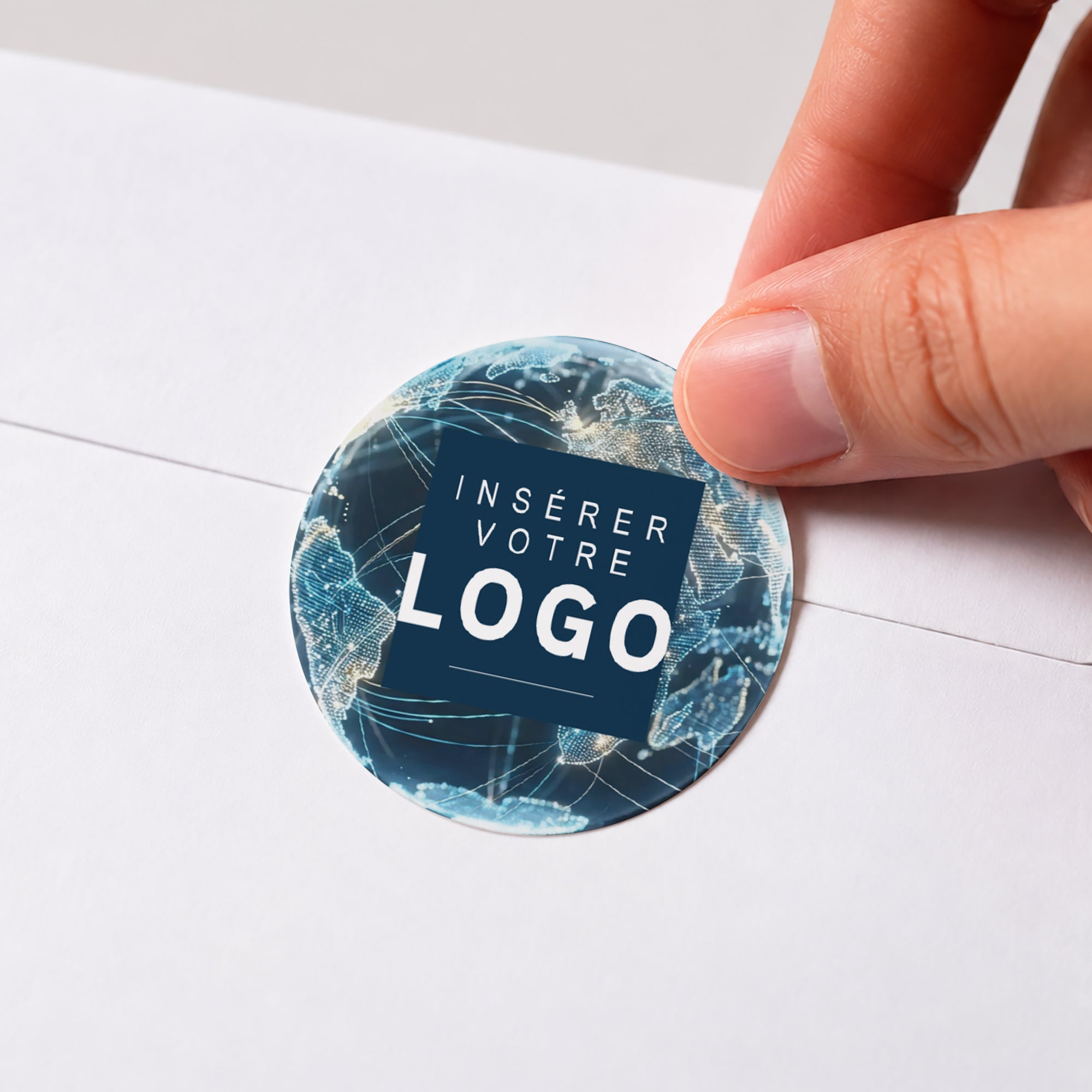 Connexions Sans Frontières | Vœux professionnels • Sticker • Rond photo N° 1
