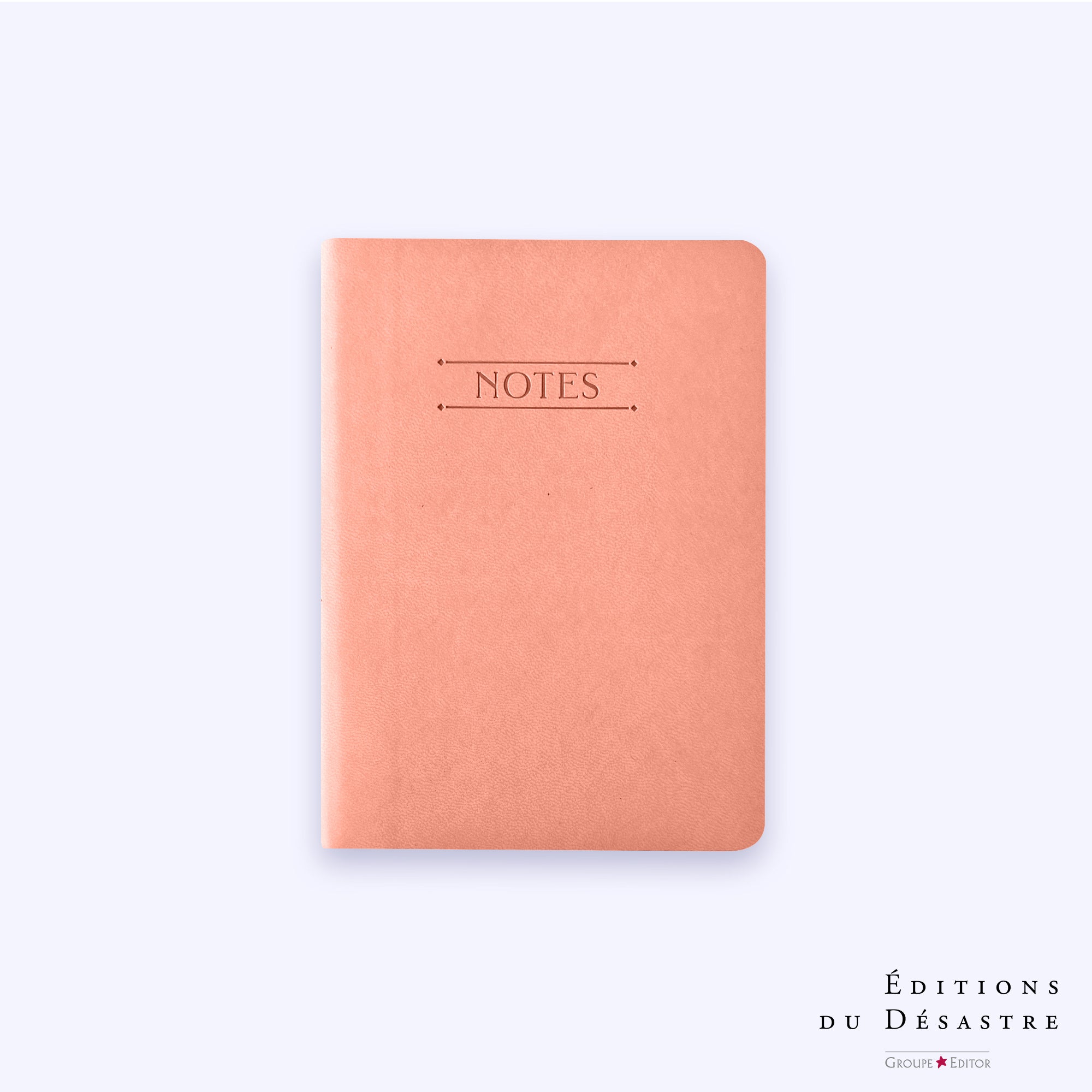 Nuance | Vœux professionnels • Carnet • Simili cuir - A6 - Pêche - 128 pages photo N° 1