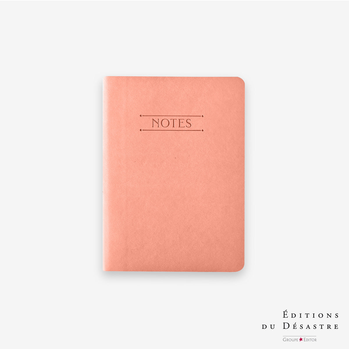 Nuance | Vœux professionnels • Carnet • Simili cuir - A6 - Pêche - 128 pages photo N° 1