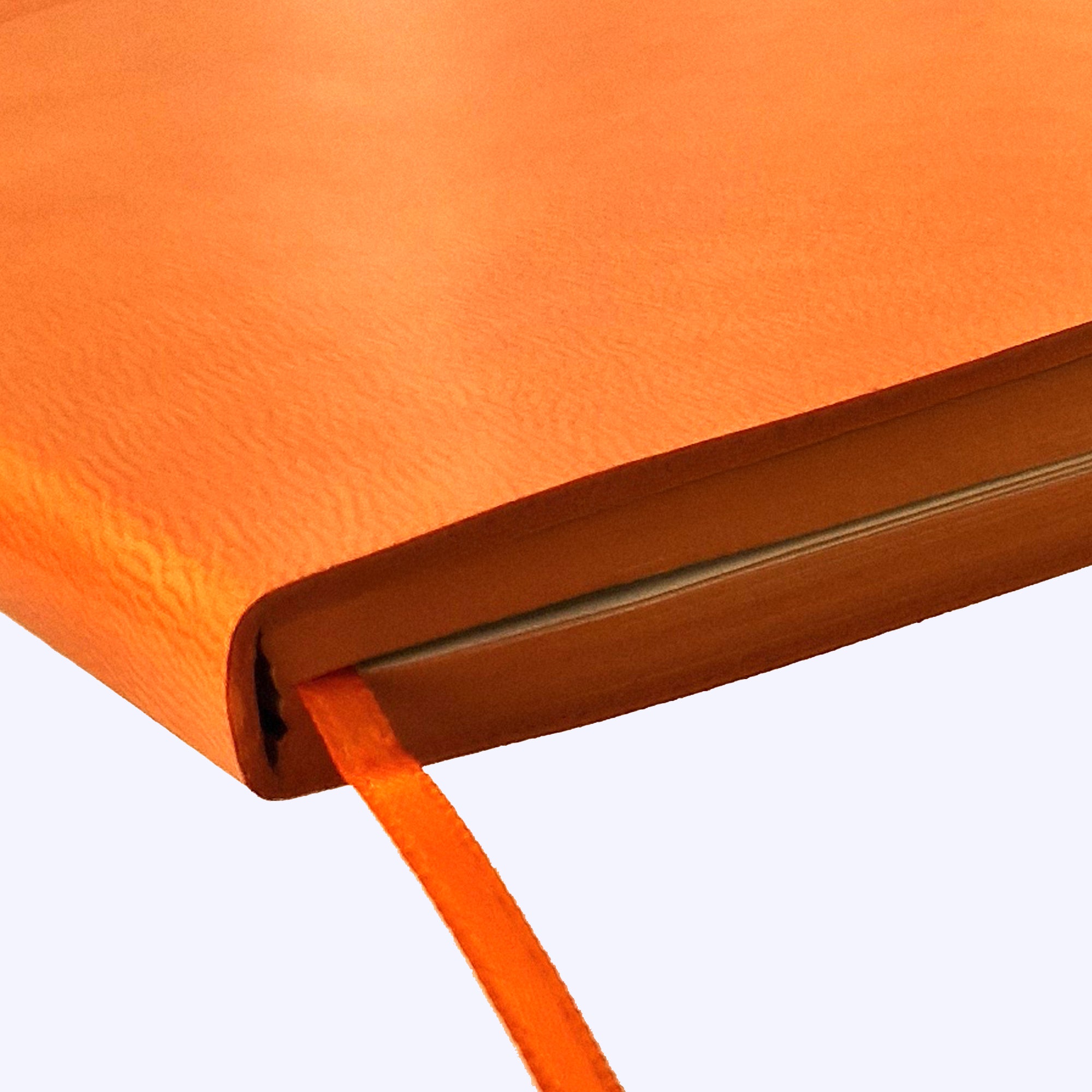 Carnet Nuance - Simili cuir - A6 - Orange vitaminé - 128 pages photo N° 4