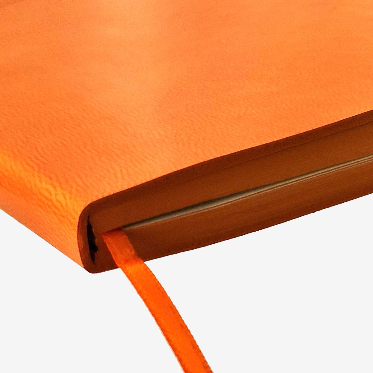 Nuance | Vœux professionnels • Carnet • Simili cuir - A6 - Orange vitaminé - 128 pages photo N° 4