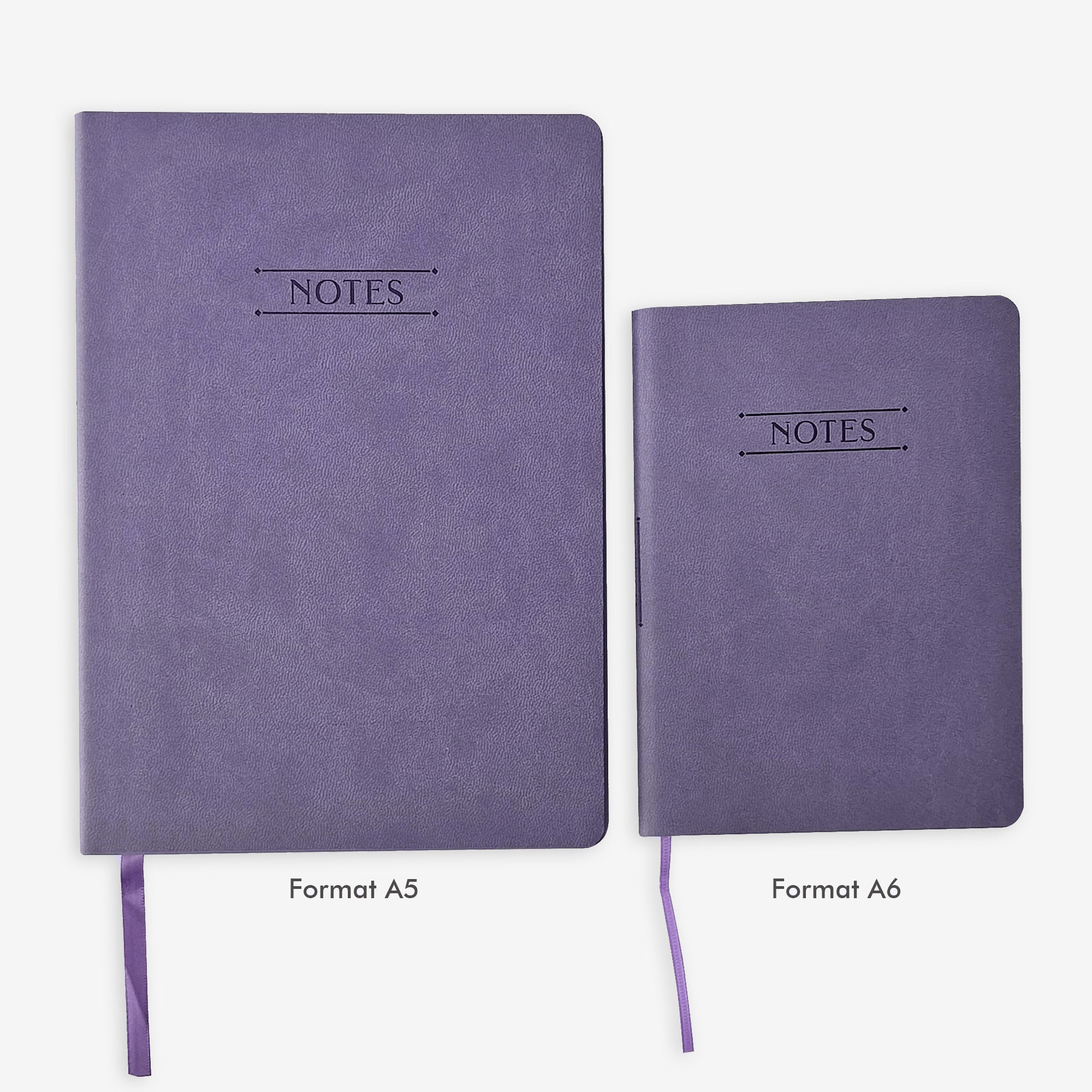 Nuance | Vœux professionnels • Carnet • Simili cuir - A6 - Lavande - 128 pages photo N° 5