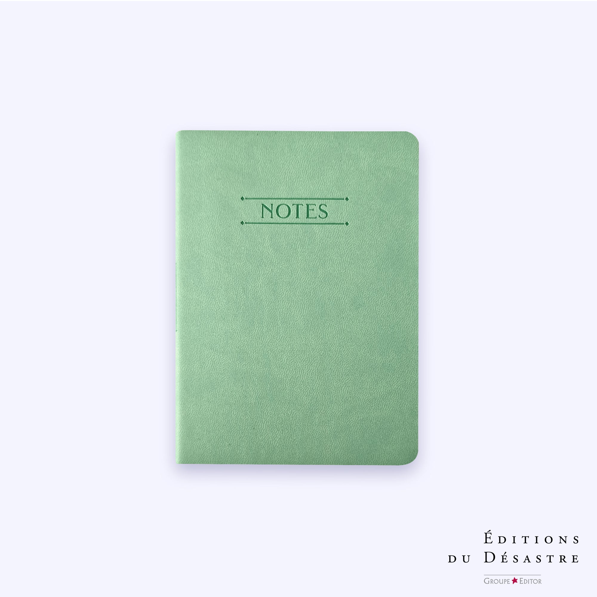 Carnet Nuance - Simili cuir - A6 - Menthe claire - 128 pages photo N° 1
