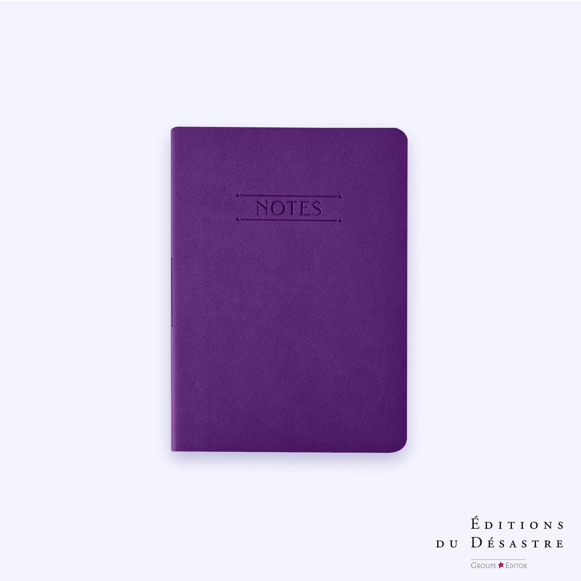 Carnet Nuance - Simili cuir - A6 - Violet intense - 128 pages photo N° 1