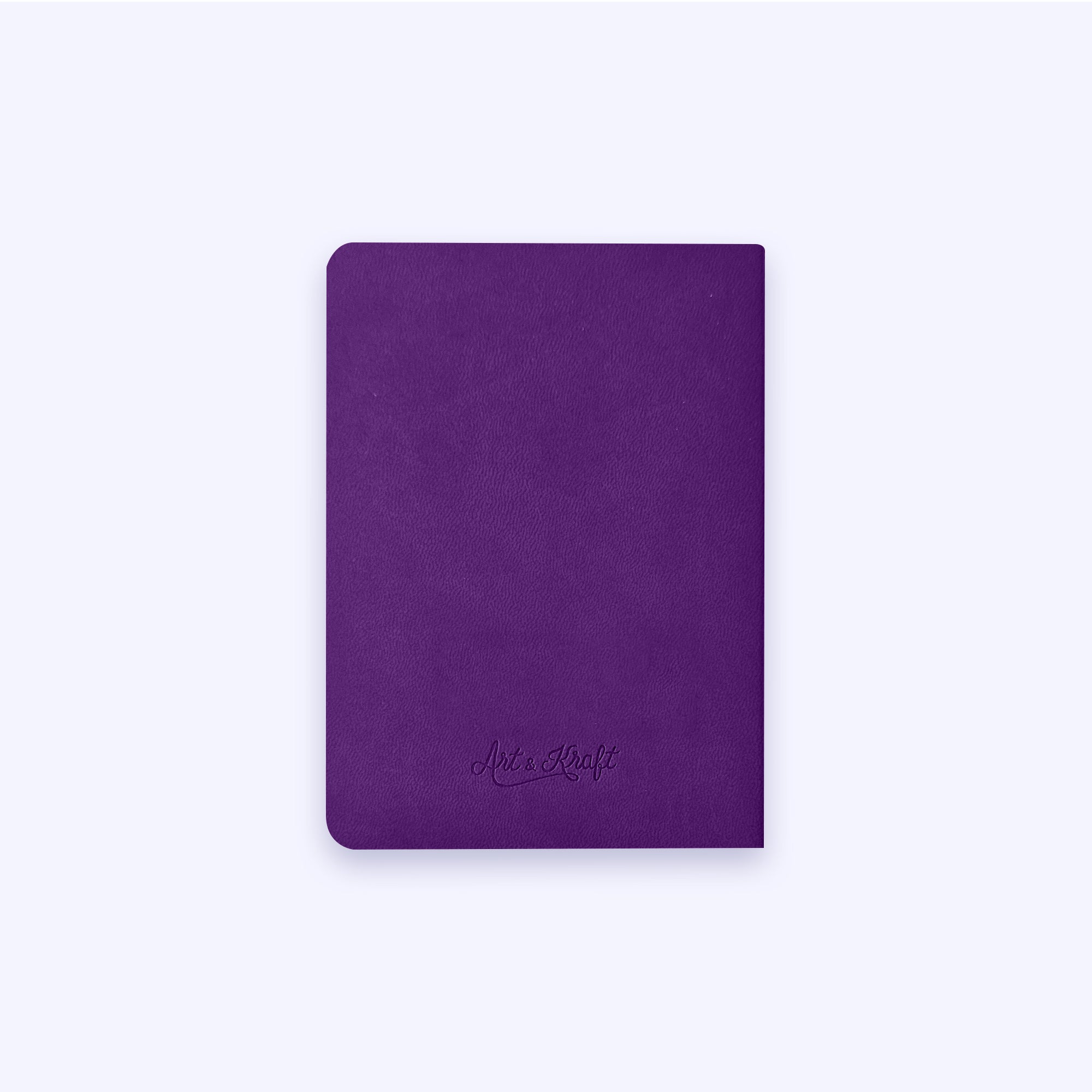 Carnet Nuance - Simili cuir - A6 - Violet intense - 128 pages photo N° 2