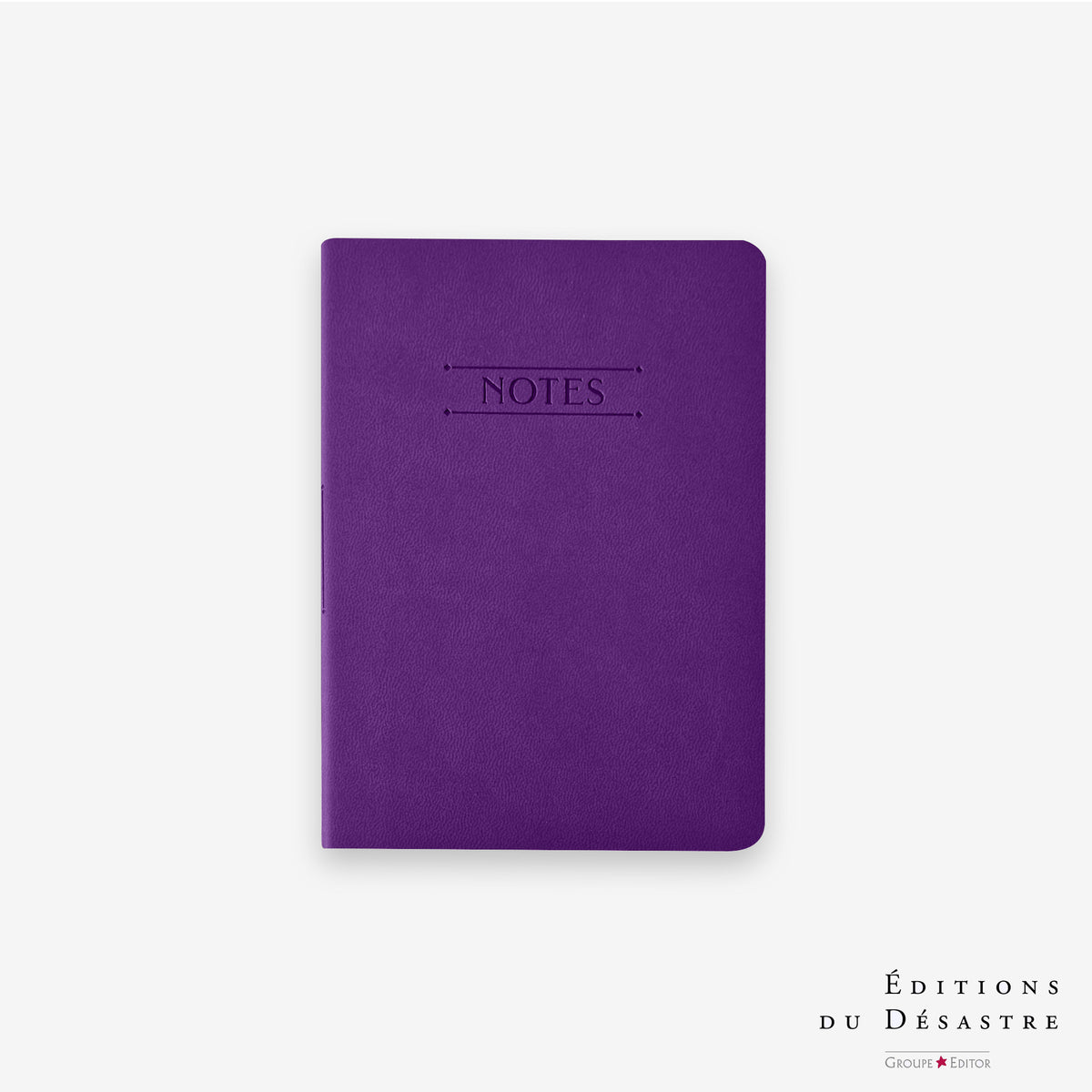 Nuance | Vœux professionnels • Carnet • Simili cuir - A6 - Violet intense - 128 pages photo N° 1