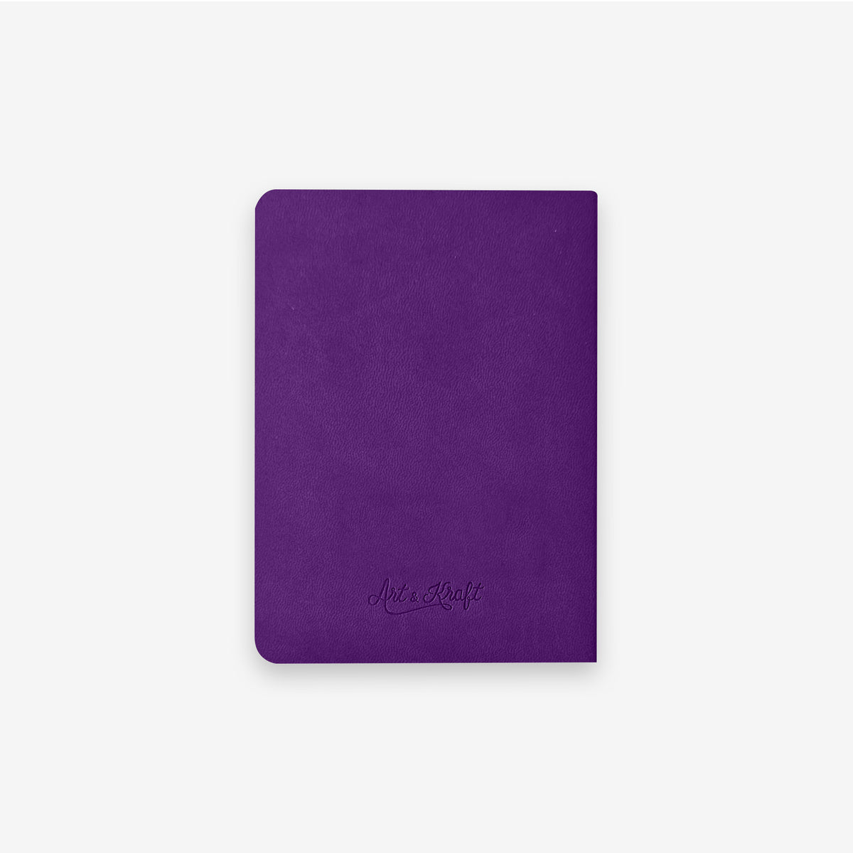 Nuance | Vœux professionnels • Carnet • Simili cuir - A6 - Violet intense - 128 pages photo N° 2