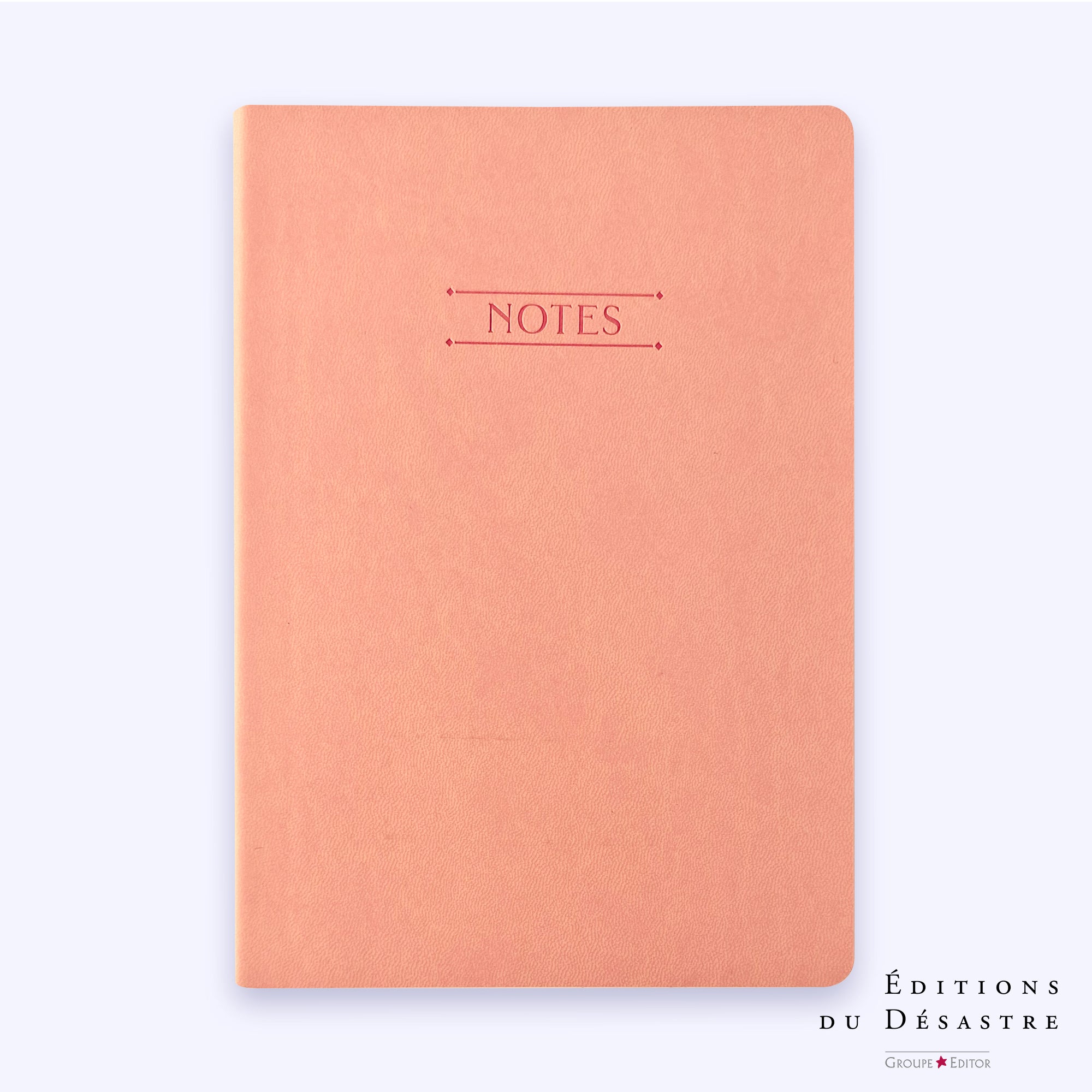 Nuance | Vœux professionnels • Carnet • Simili cuir - A5 - Pêche - 192 pages photo N° 1