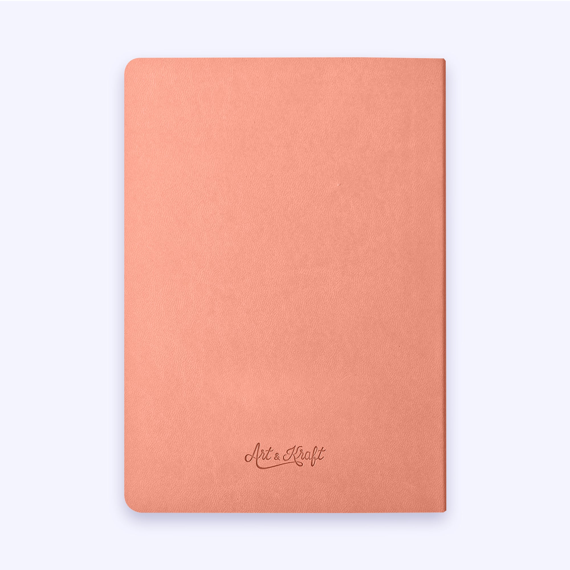 Nuance | Vœux professionnels • Carnet • Simili cuir - A5 - Pêche - 192 pages photo N° 2