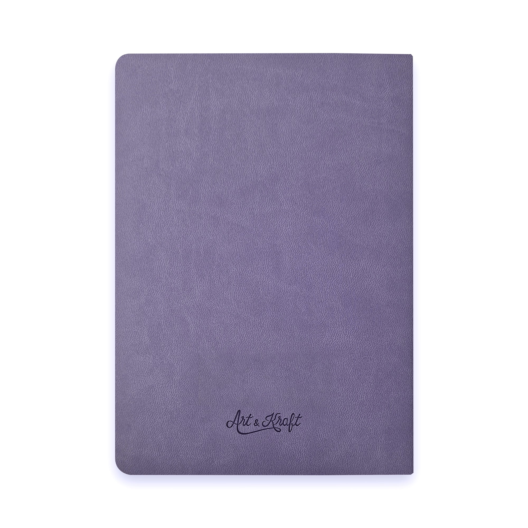 Nuance | Vœux professionnels • Carnet • Simili cuir - A5 - Lavande - 192 pages photo N° 2