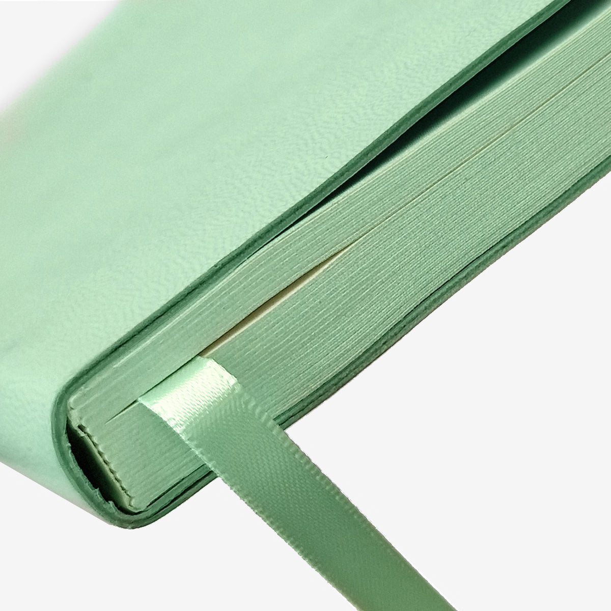 Nuance | Vœux professionnels • Carnet • Simili cuir - A5 - Menthe claire - 192 pages photo N° 4
