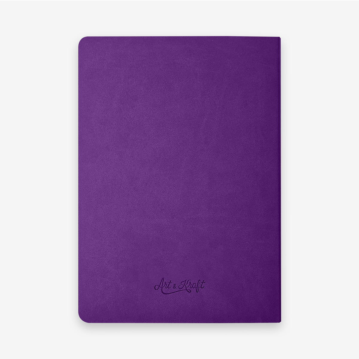 Nuance | Vœux professionnels • Carnet • Simili cuir - A5 - Violet intense - 192 pages photo N° 2