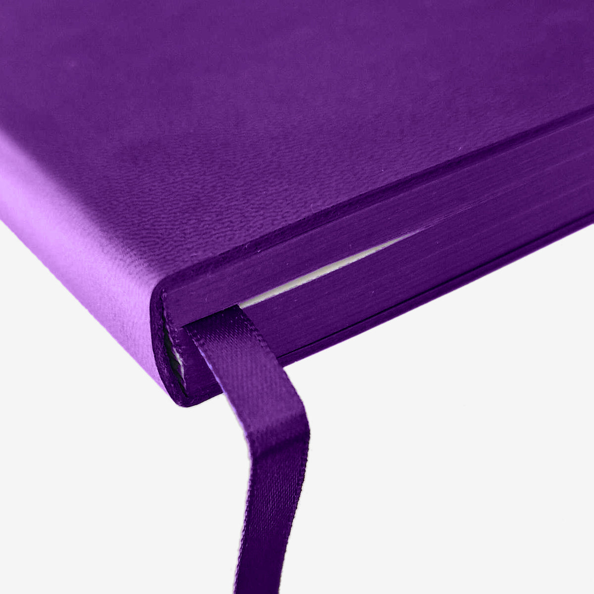 Nuance | Vœux professionnels • Carnet • Simili cuir - A5 - Violet intense - 192 pages photo N° 4