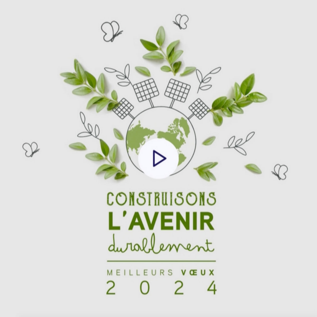 Construisons Durable | Vœux professionnels • Carte virtuelle • eCard Vidéo photo N° 1