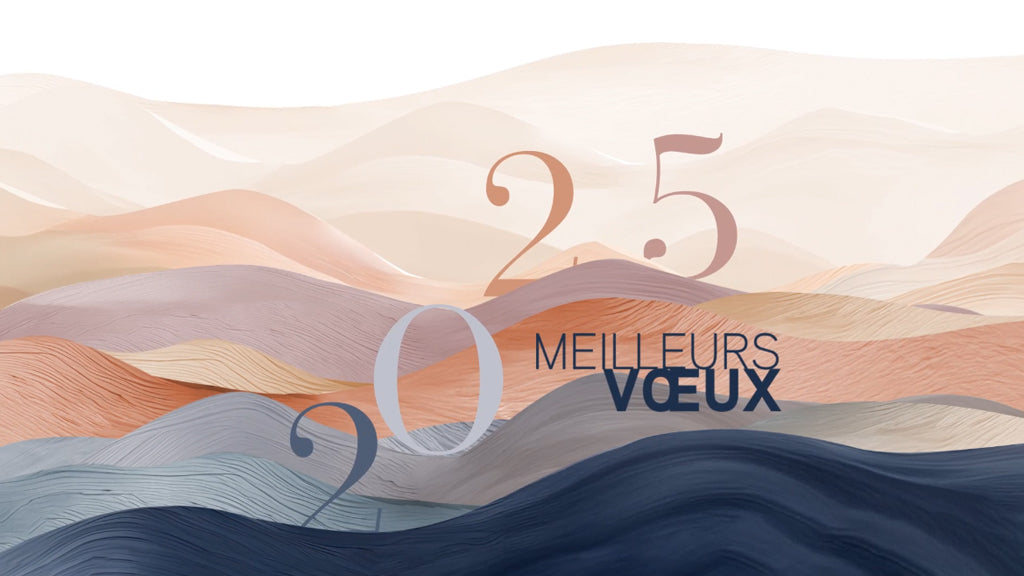 Douces vagues | Vœux professionnels • Carte virtuelle • eCard Vidéo photo N° 1