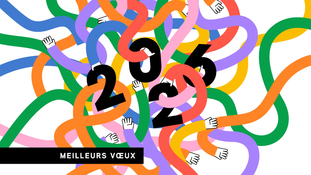2026 en couleurs | Vœux professionnels • Carte virtuelle • eCard Vidéo photo N° 1