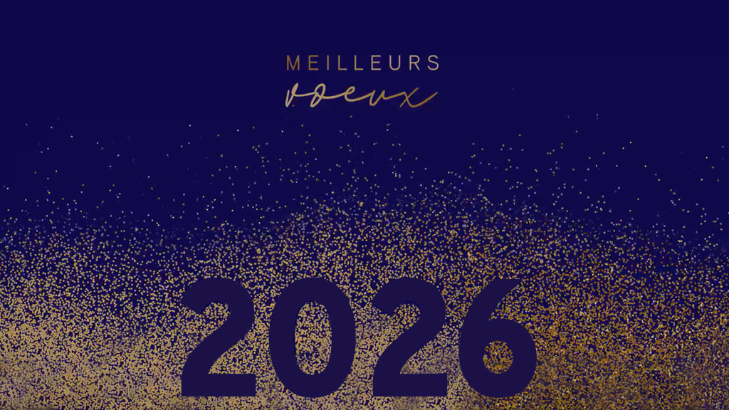 Paillettes d’Or 2026 | Vœux professionnels • Carte virtuelle • eCard Vidéo photo N° 1