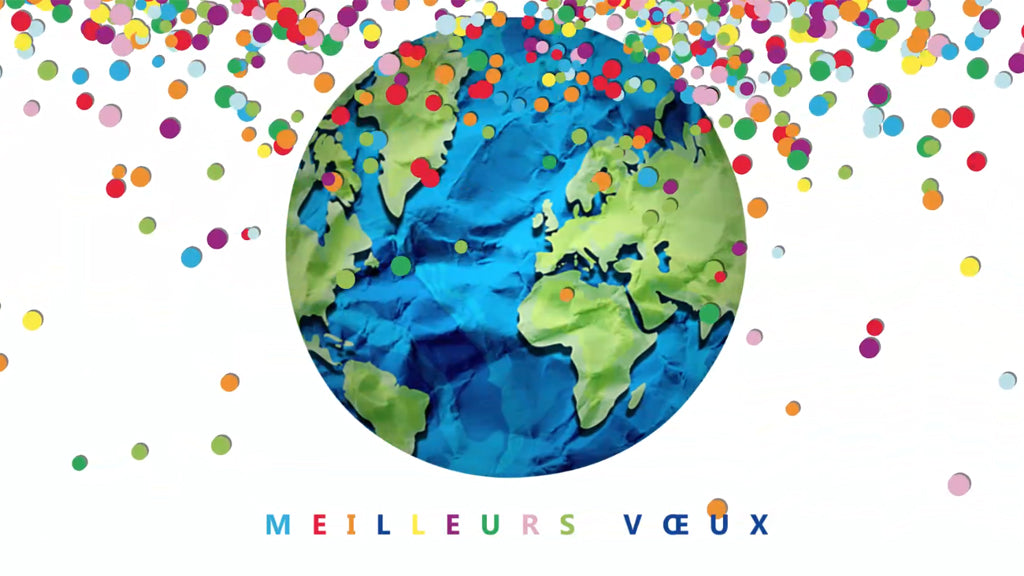Un monde à célébrer | Vœux professionnels • Carte virtuelle • eCard Vidéo photo N° 1