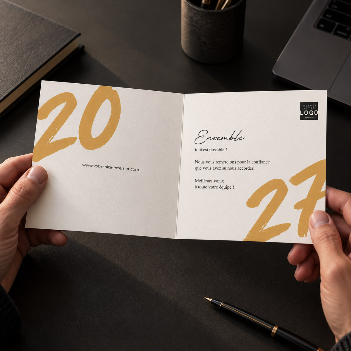 Vœux professionnels courts : exemples de messages simples et efficaces