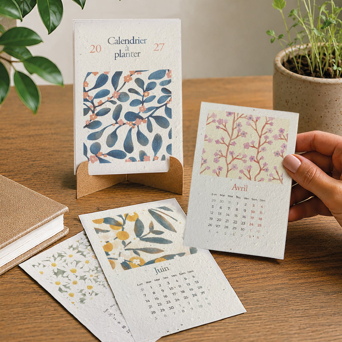 Calendriers à planter : un support utile et responsable pour vos vœux professionnels