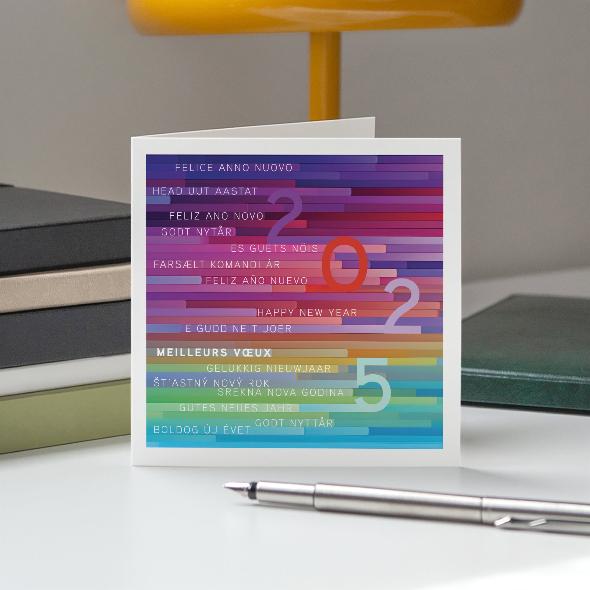 Full color | Vœux professionnels • Carte de voeux photo N° 5