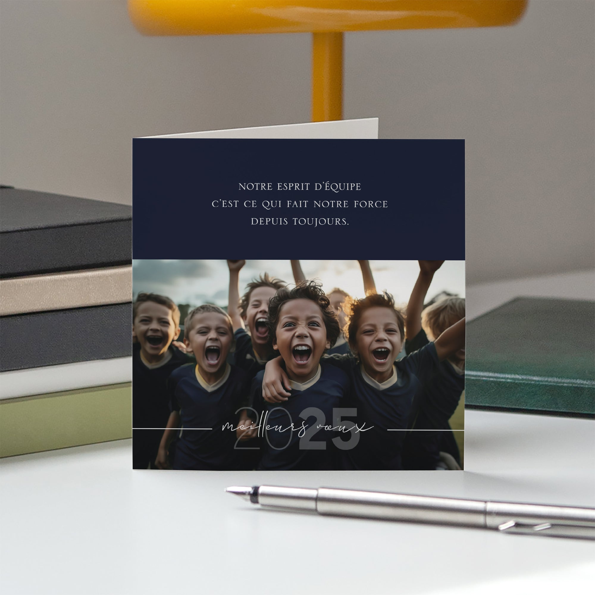Esprit d'équipe | Vœux professionnels • Carte de voeux photo N° 5