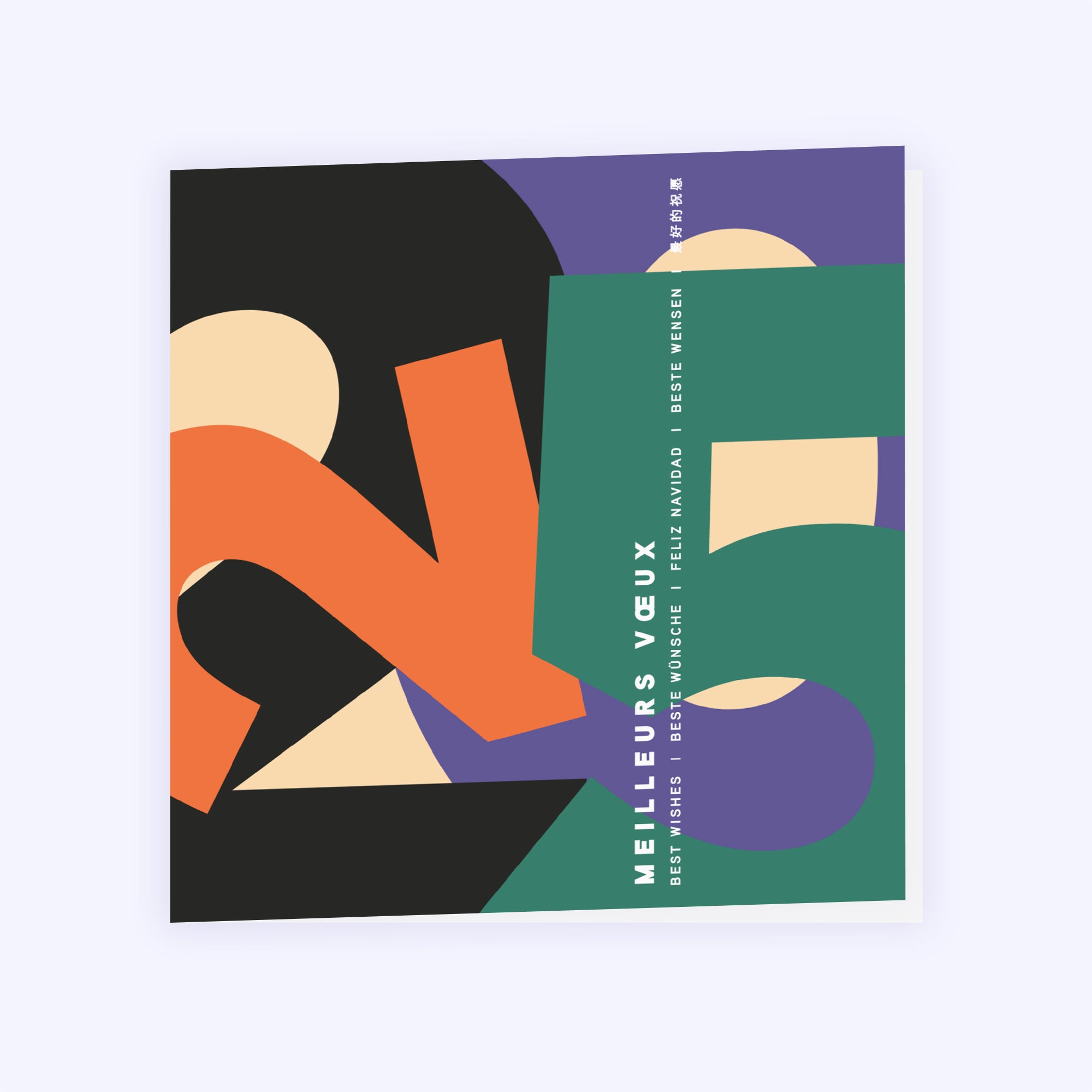 Année graphique | Vœux professionnels • Carte de voeux photo N° 1