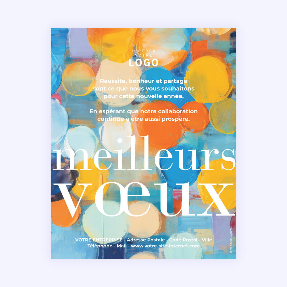 Peinture artistique | Vœux professionnels • Carte virtuelle photo N° 1