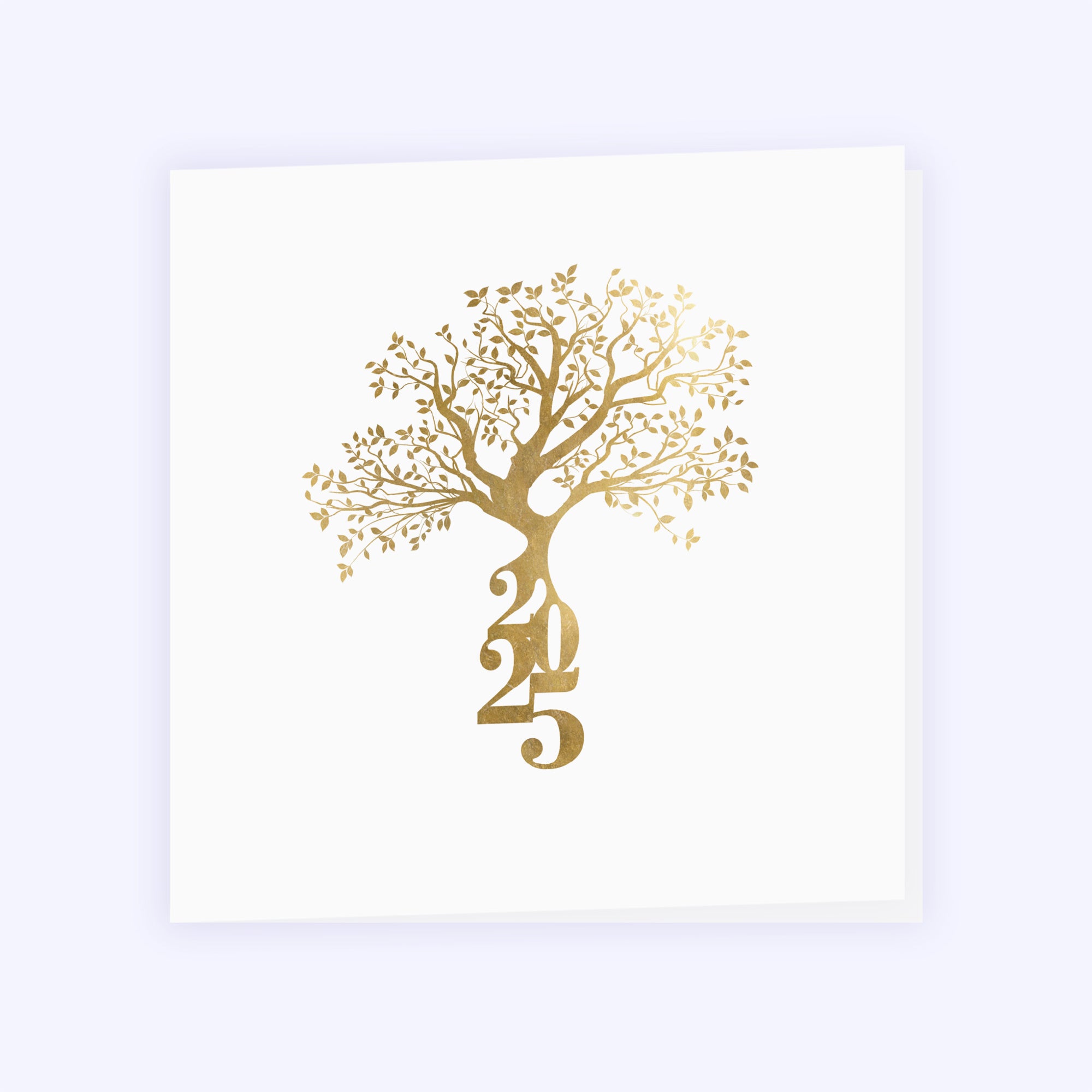 Branches Dorées | Vœux professionnels • Carte de voeux photo N° 1