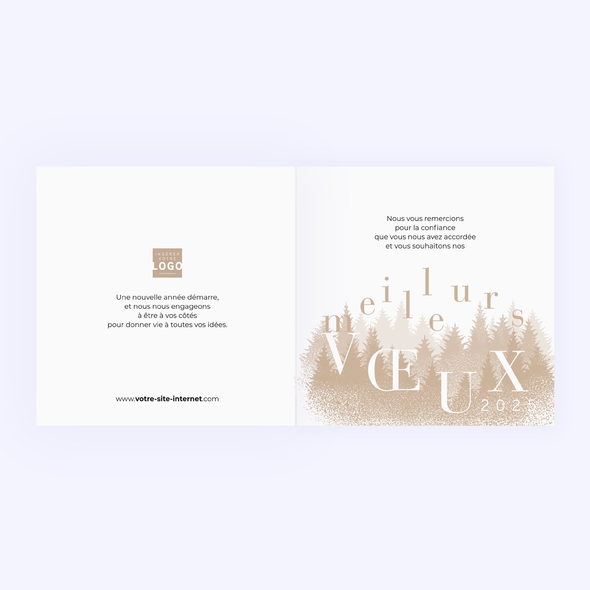Boule Noël Kraft | Vœux professionnels • Carte de voeux photo N° 2