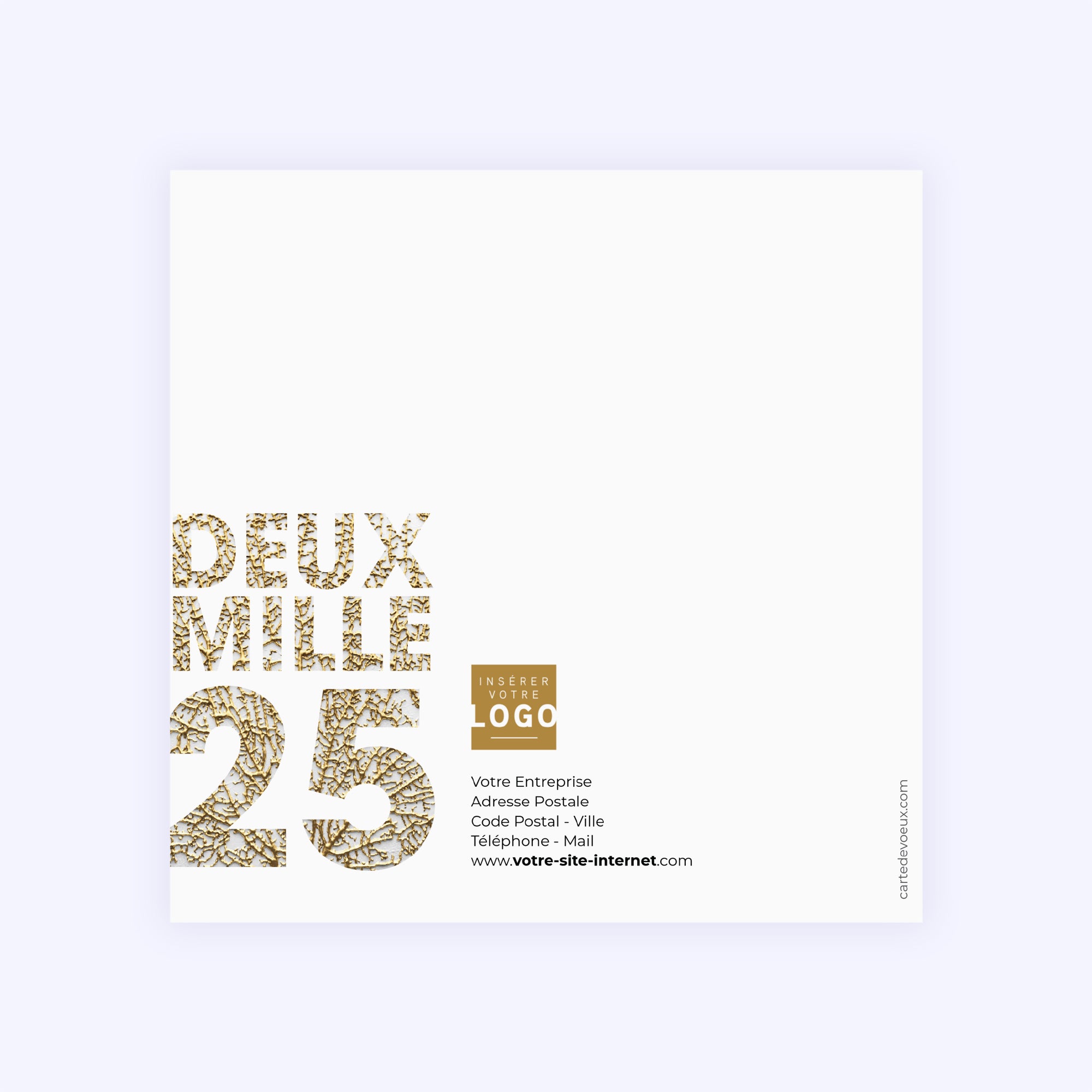 L'arbre d'or | Vœux professionnels • Carte de voeux photo N° 3