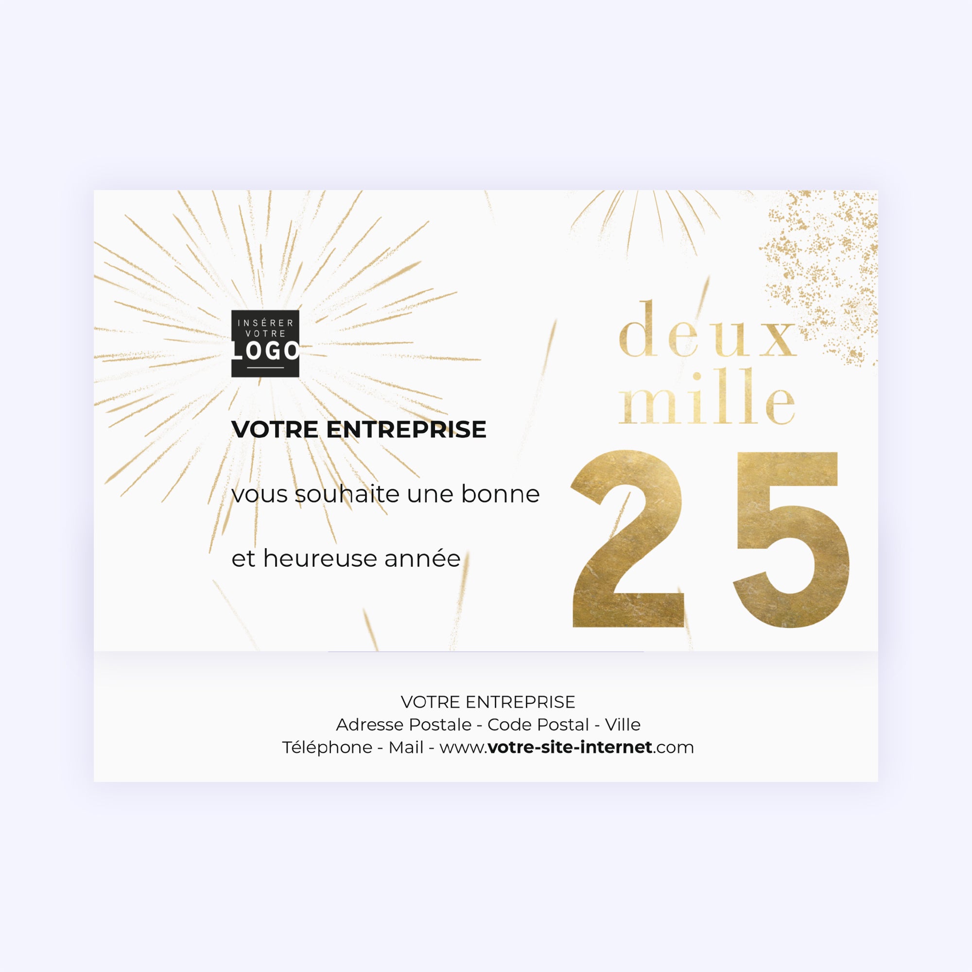 Artifice | Vœux professionnels • Carte chocolats photo N° 4