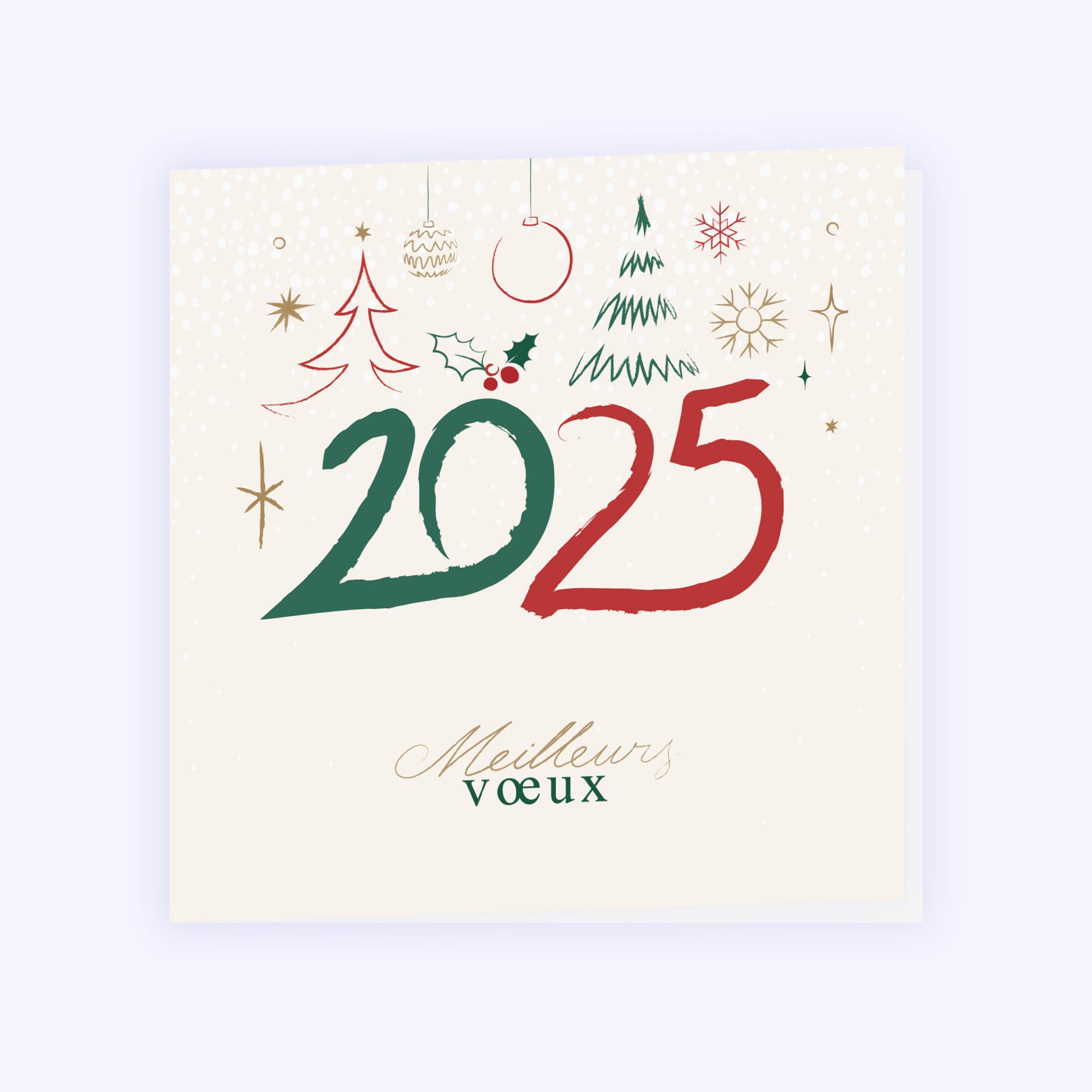 Handmade 2025 | Vœux professionnels • Carte de voeux photo N° 1
