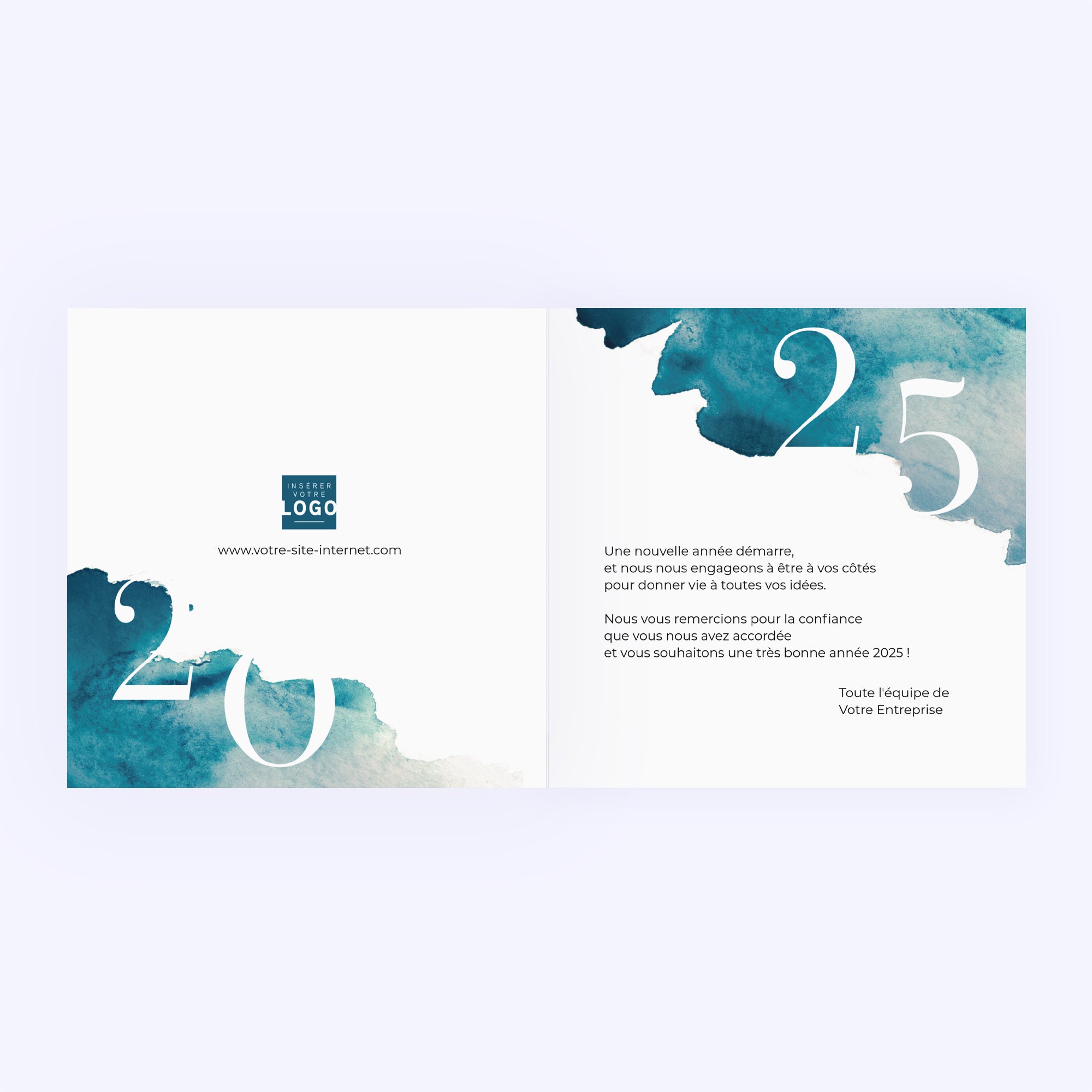 Azuréen | Vœux professionnels • Carte de voeux photo N° 2