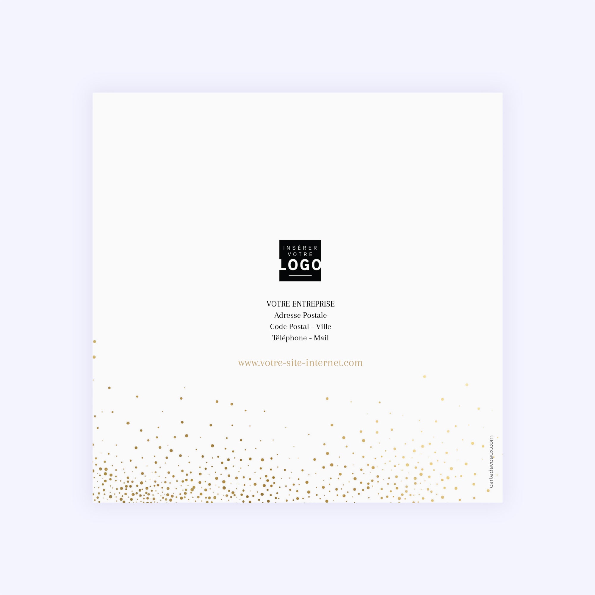 Poudre d'Or | Vœux professionnels • Carte de voeux photo N° 3