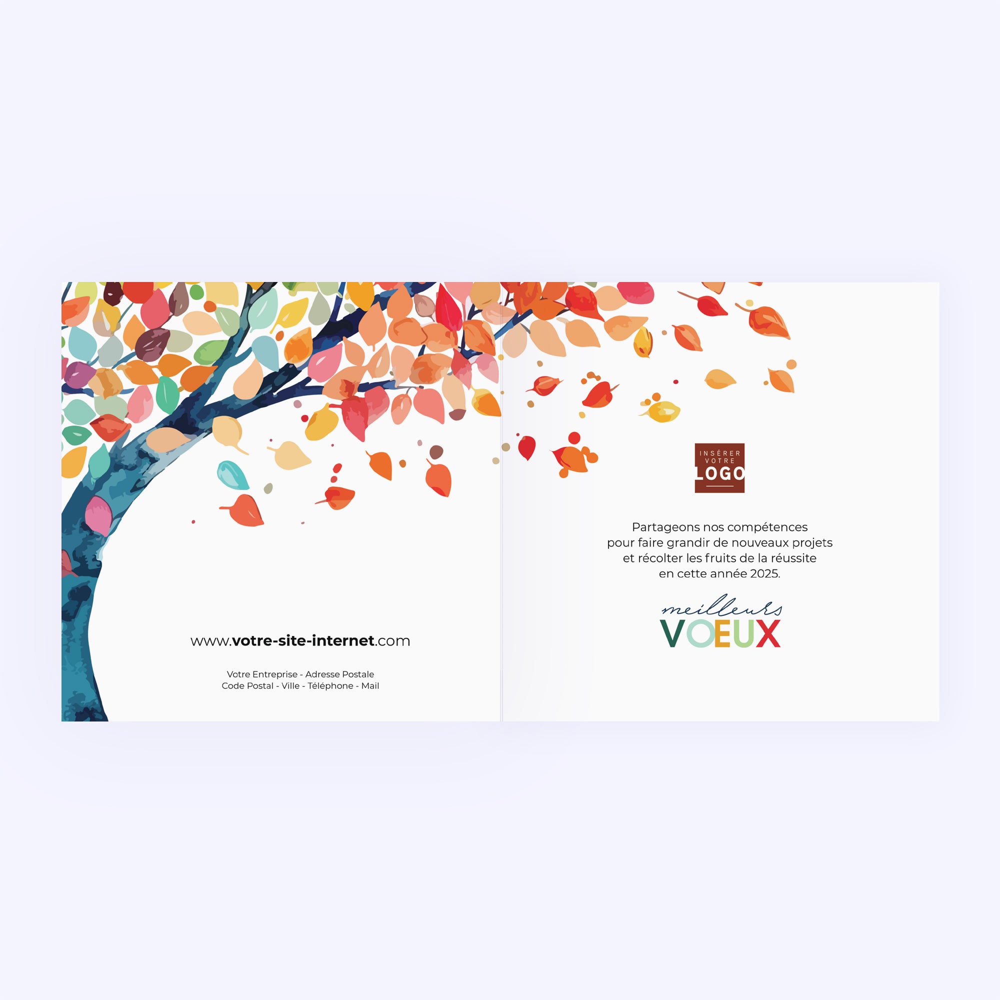 Arbre à vœux | Vœux professionnels • Carte de voeux photo N° 2