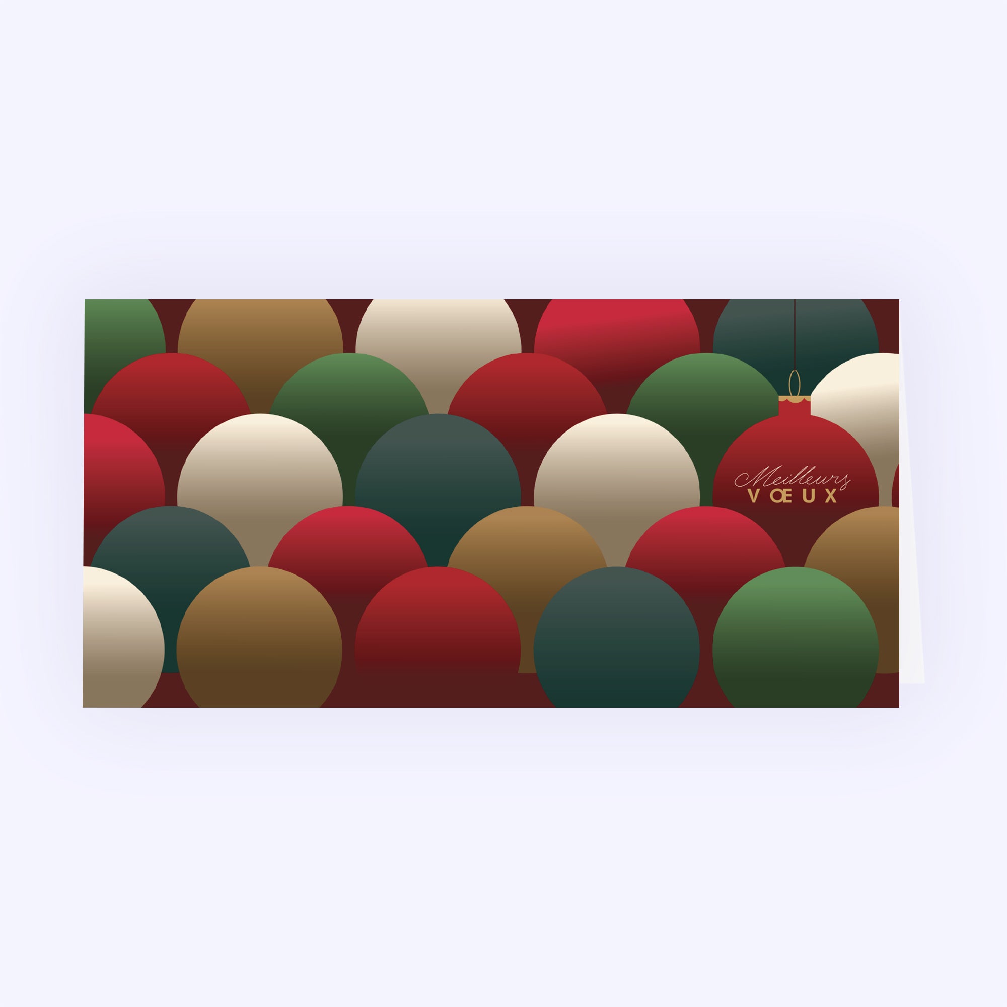 Multi boules | Vœux professionnels • Carte de voeux photo N° 1