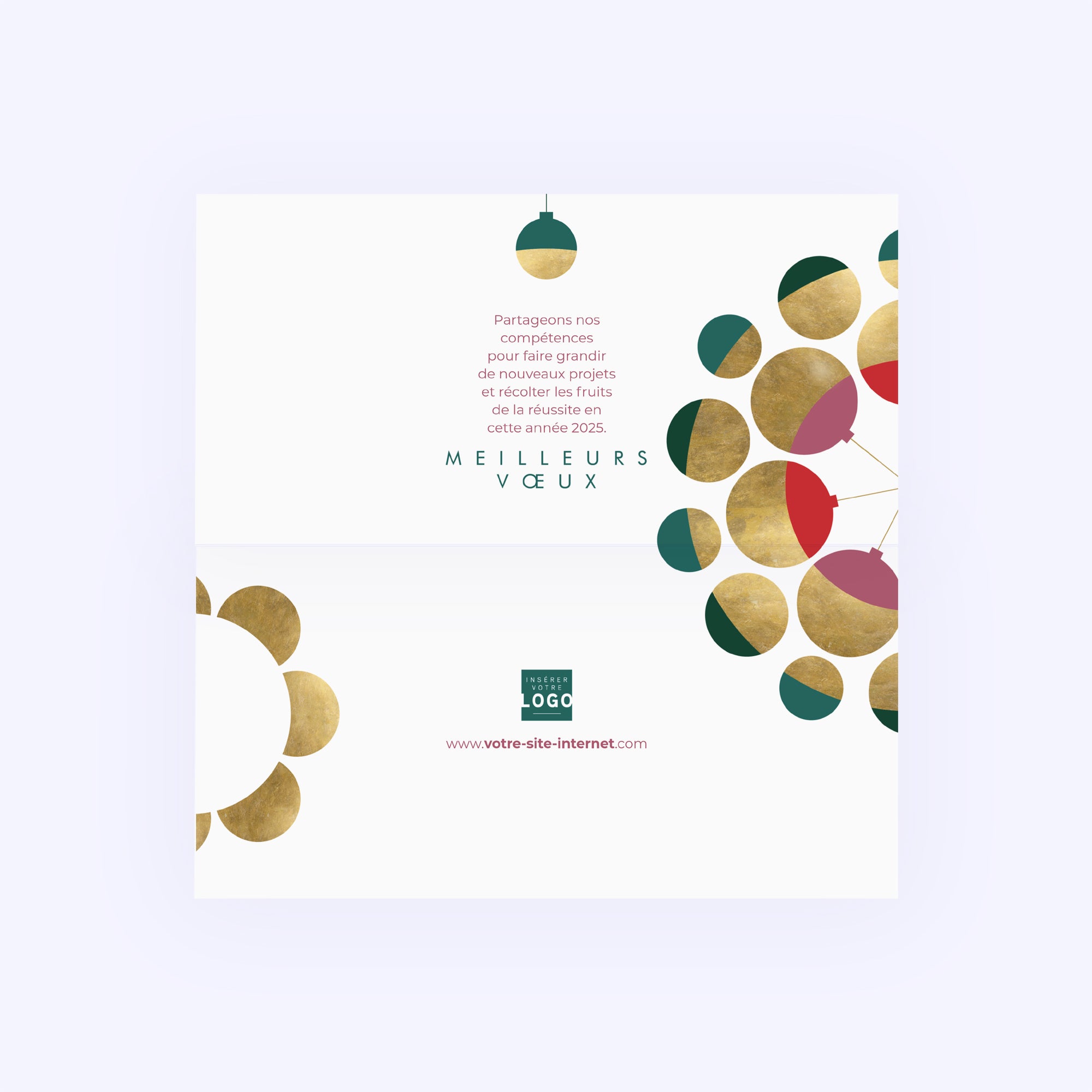 Orbite dorée | Vœux professionnels • Calendrier professionnel photo N° 2