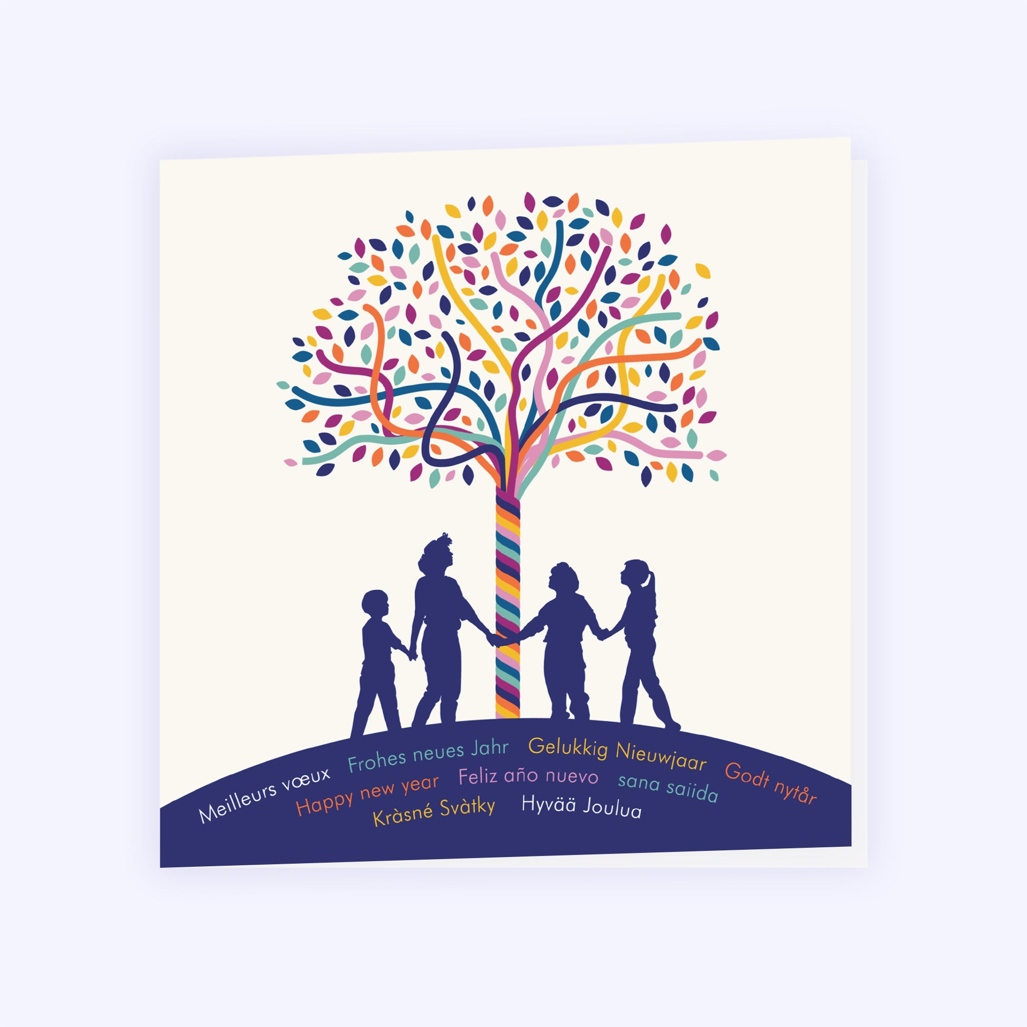 Arbre de partage | Vœux professionnels • Carte de voeux photo N° 1