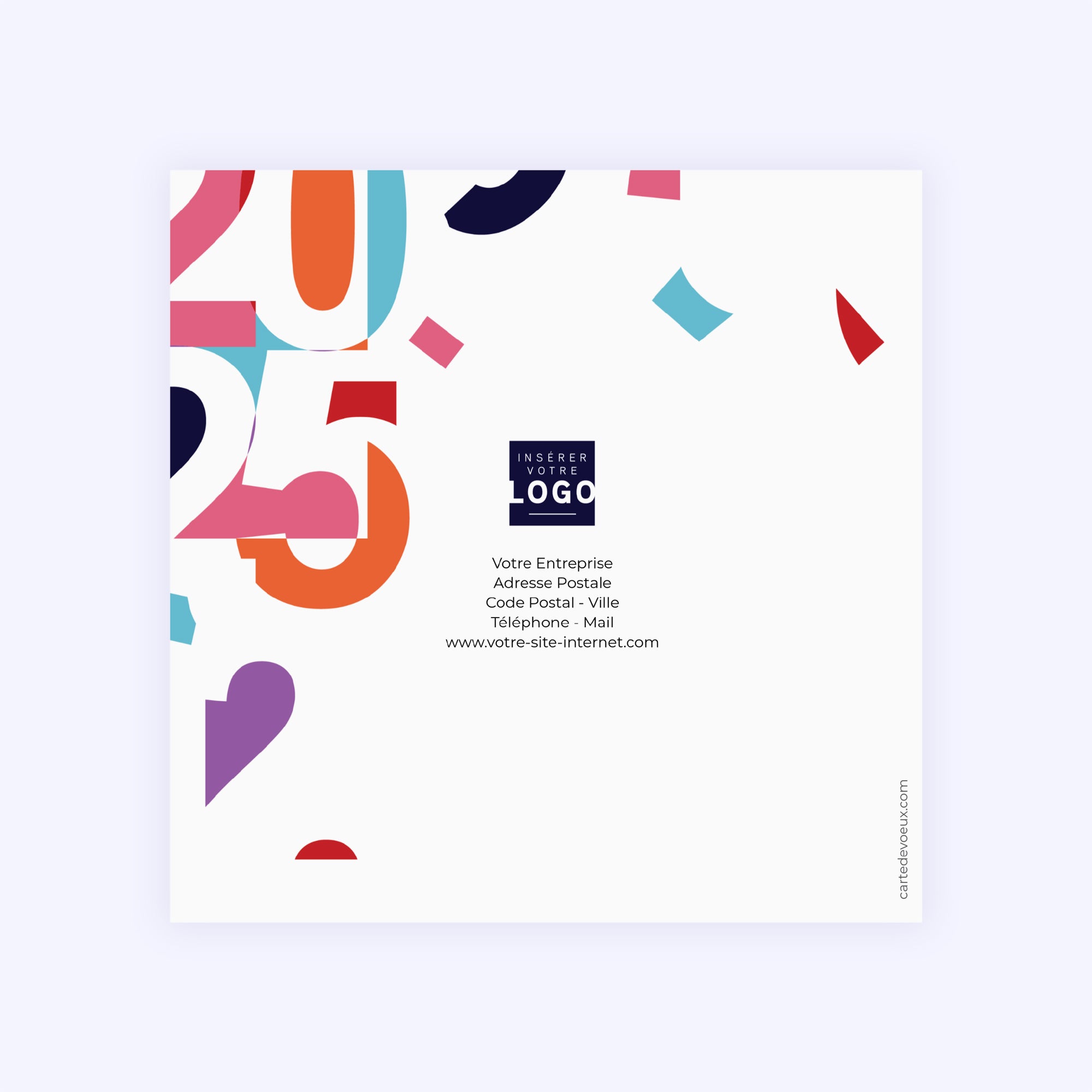 Positif négatif | Vœux professionnels • Carte de voeux photo N° 3