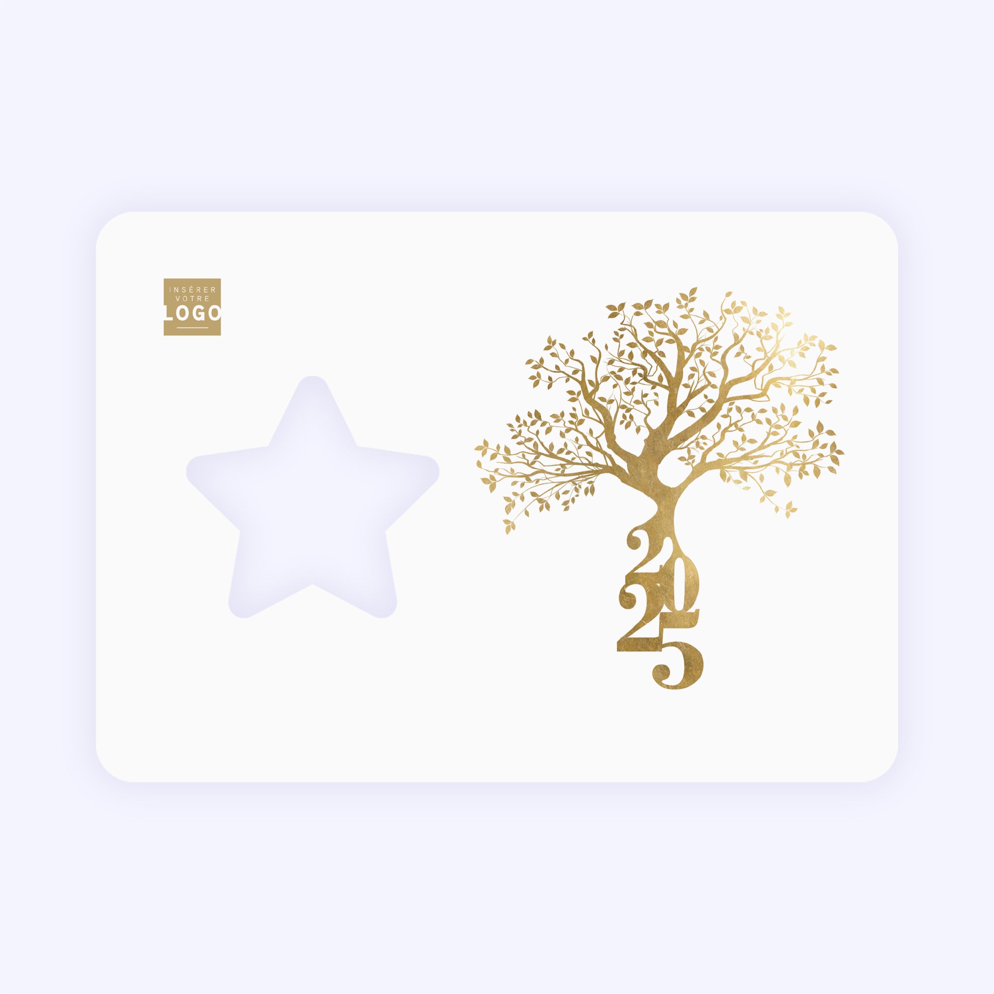 Branches Dorées | Vœux professionnels • Carte de voeux photo N° 1
