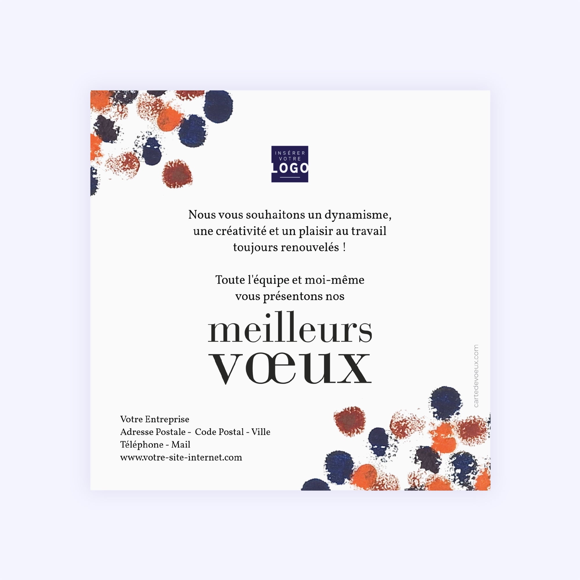 Sapin Art | Vœux professionnels • Carte de voeux photo N° 2