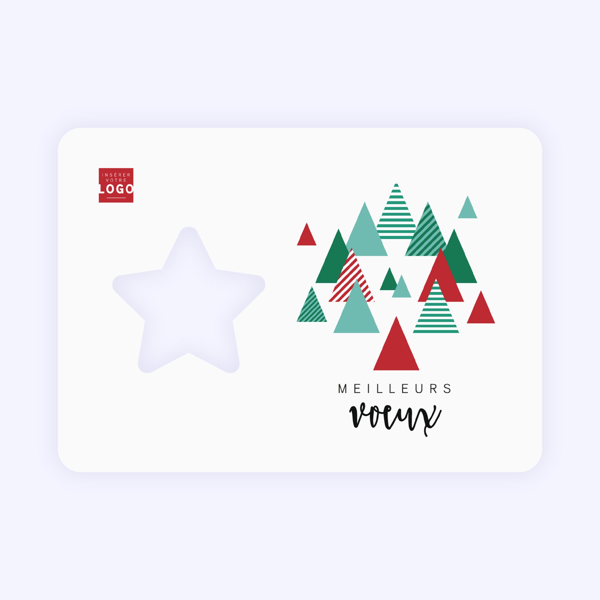 Graphik Christmas | Vœux professionnels • Carte de voeux photo N° 1