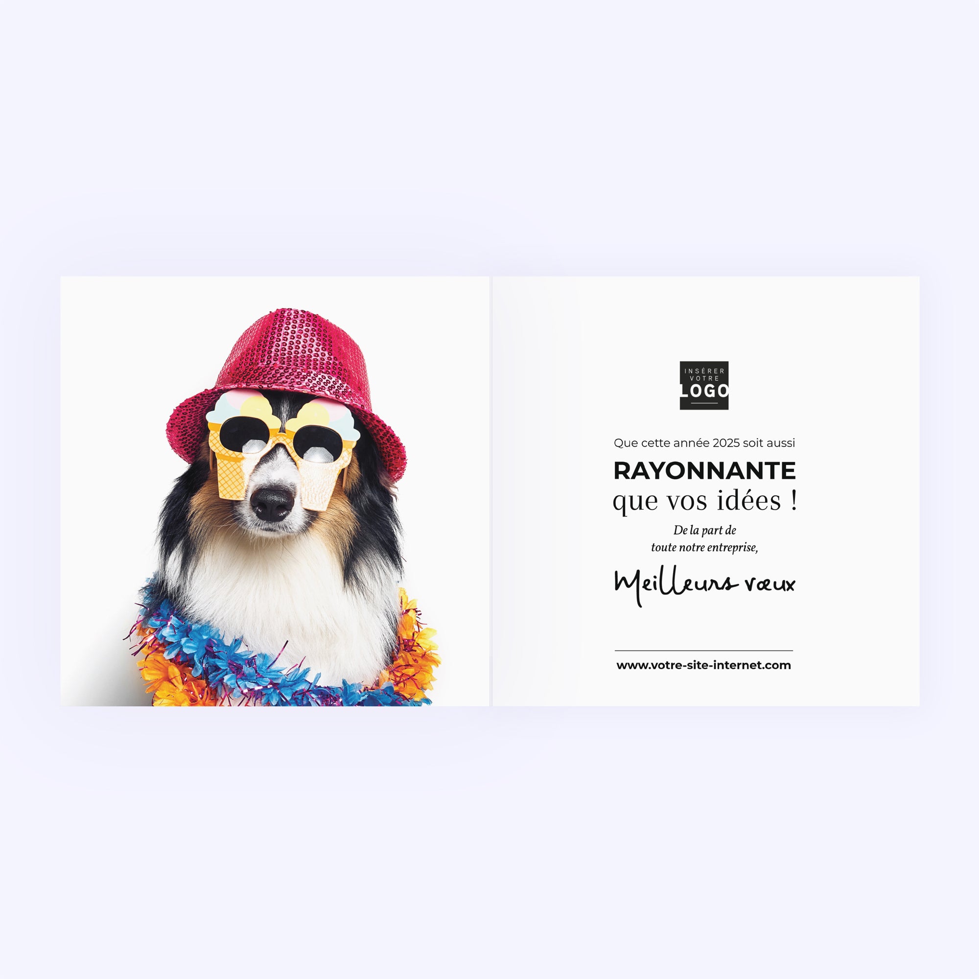 Scintillant | Vœux professionnels • Carte de voeux photo N° 2