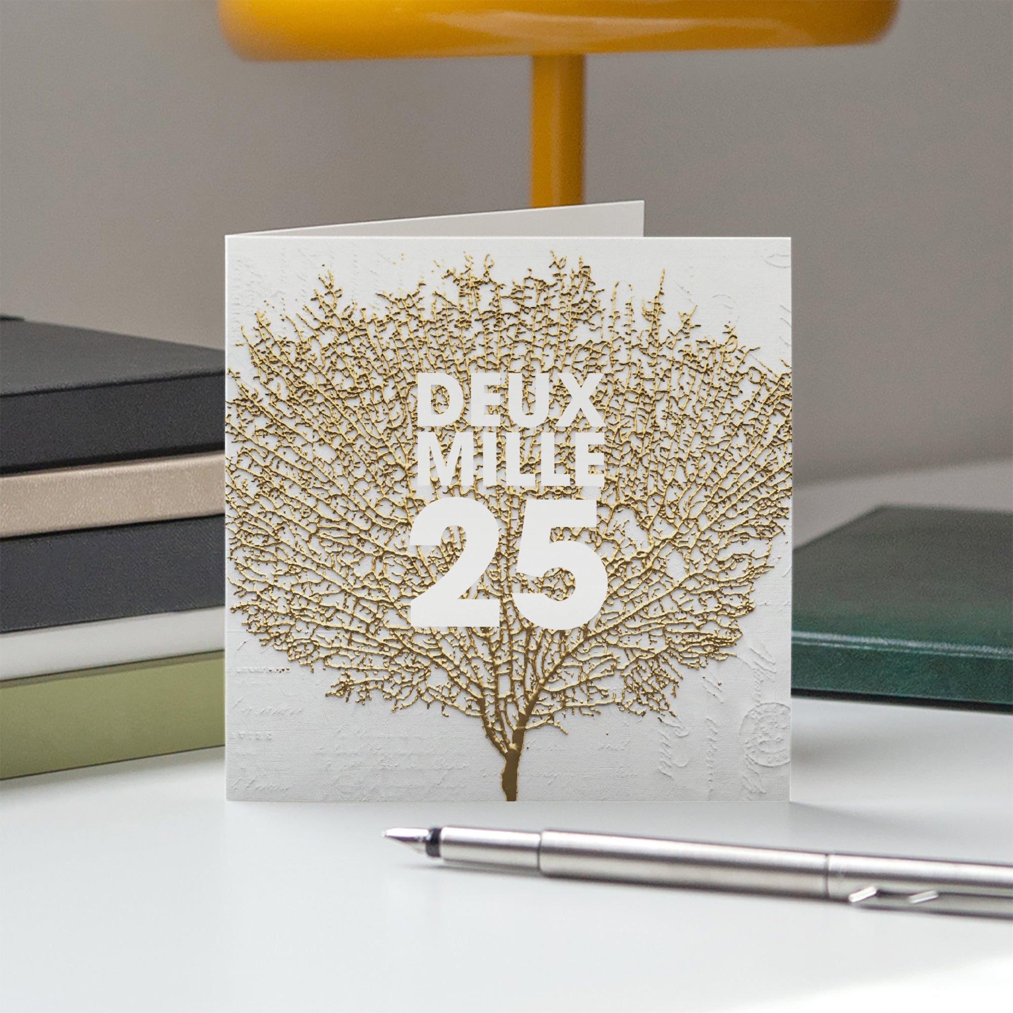 L'arbre d'or | Vœux professionnels • Carte de voeux photo N° 5